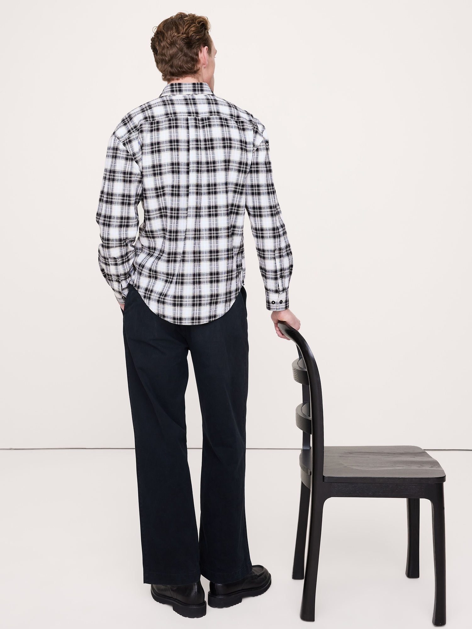 Image number 2 showing, Relaxed-Fit Slub Cotton Shirt