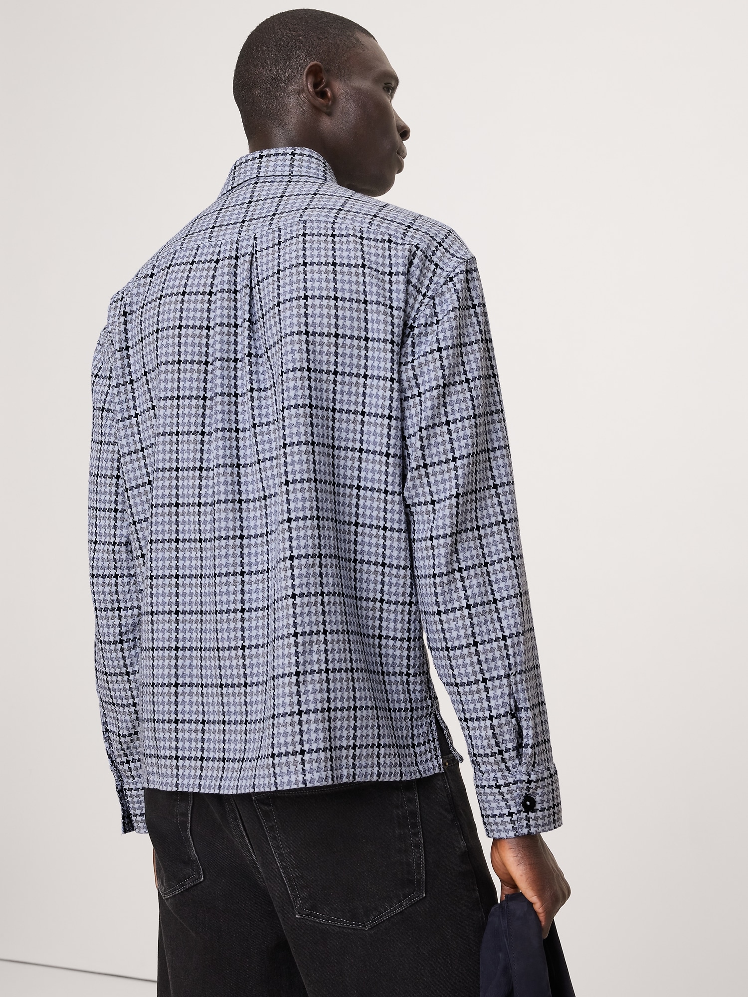 Image number 2 showing, Relaxed-Fit Houndstooth Shirt