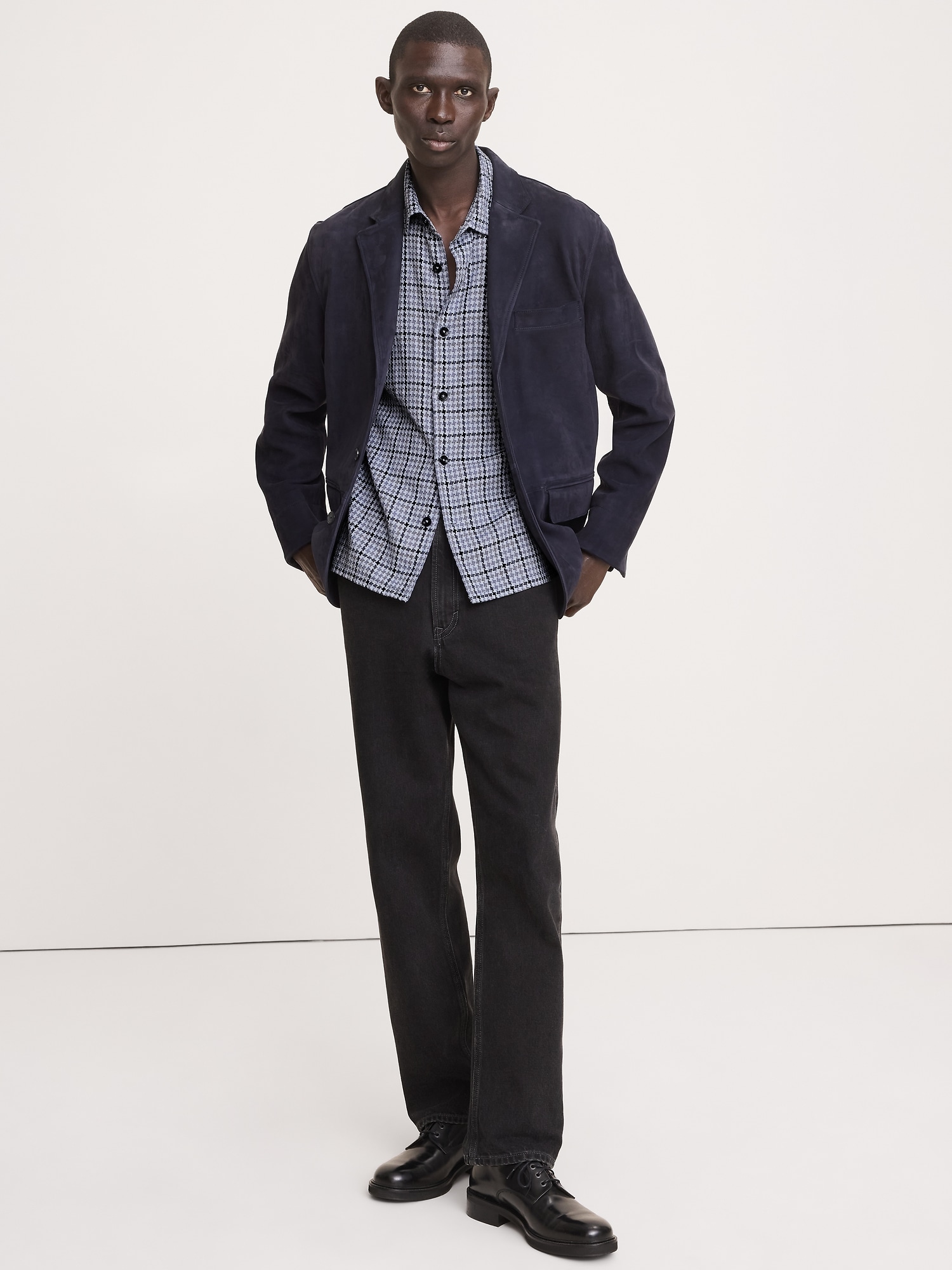 Image number 3 showing, Relaxed-Fit Houndstooth Shirt