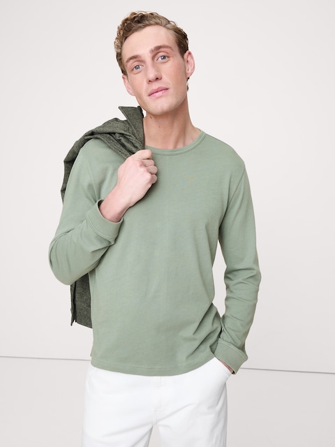 Cotton Jersey Long-Sleeve T-Shirt