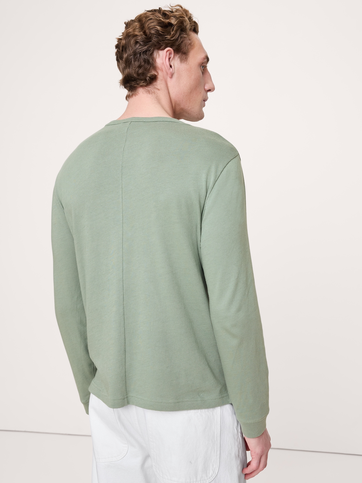 Image number 5 showing, Cotton Jersey Long-Sleeve T-Shirt