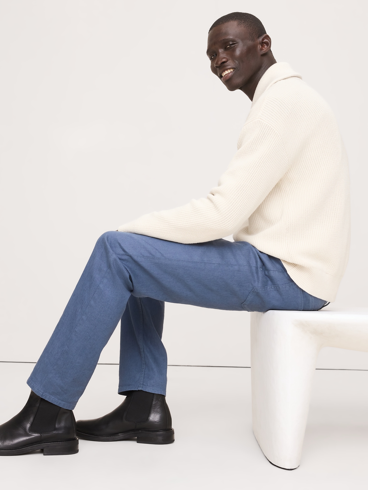 Image number 6 showing, Slim Linen-Cotton Traveler Pant