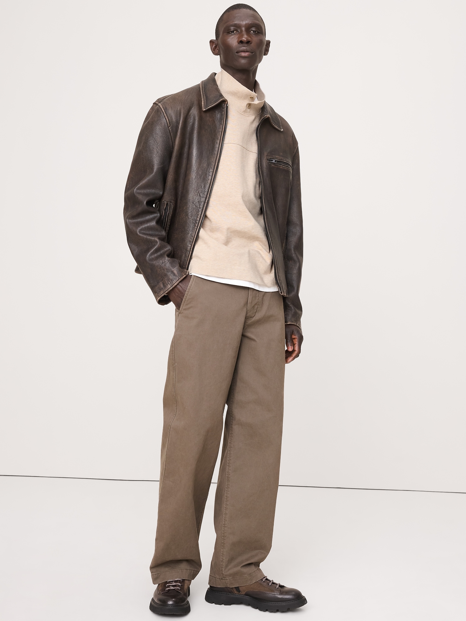 Image number 3 showing, Cotton Fleece Mock Neck Sweatshirt