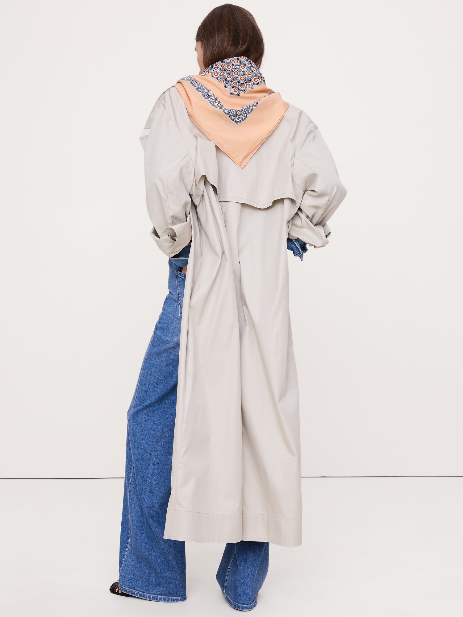 Image number 2 showing, Large Cotton Square Scarf