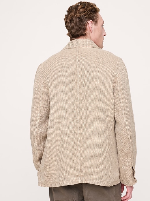 Linen Tweed Walking Jacket | Banana Republic
