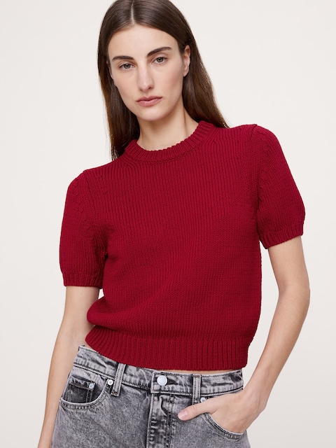Cotton Sweater Tee
