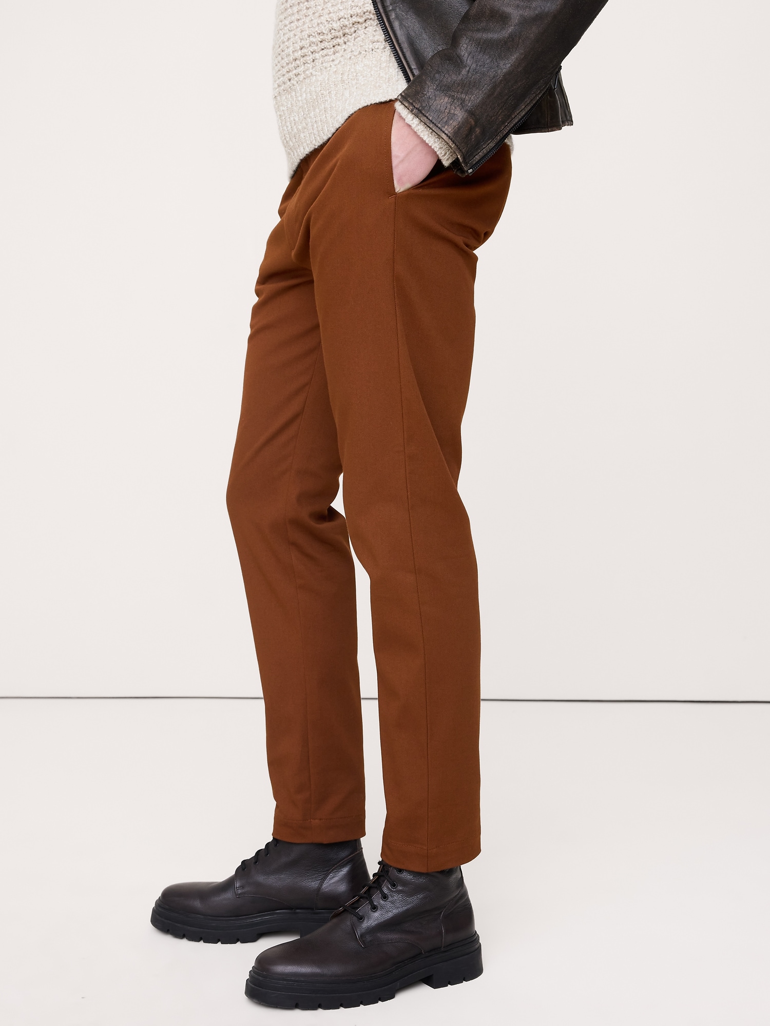 Image number 4 showing, Athletic Italian-Stretch Chino