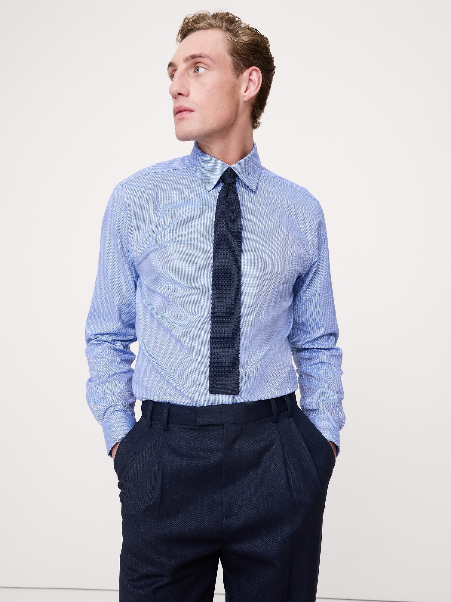 Standard-Fit Wrinkle-Resistant Dress Shirt