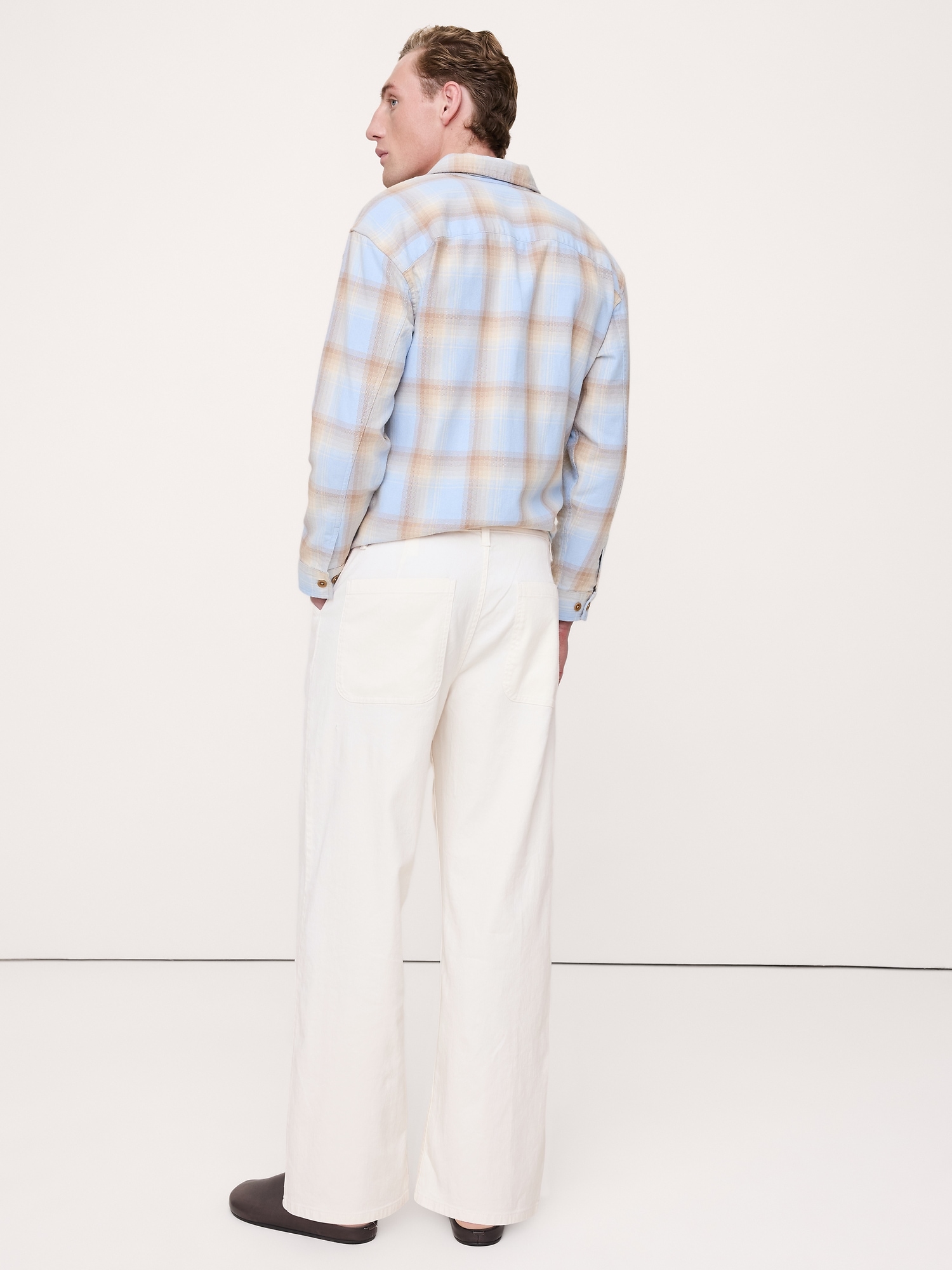 Image number 2 showing, Loose Italian Linen-Cotton Pull-On Pant
