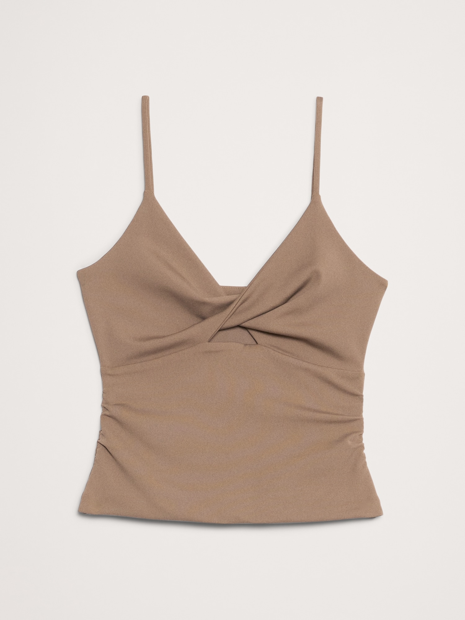 Image number 4 showing, Sculpted-Stretch Twist-Front Tank