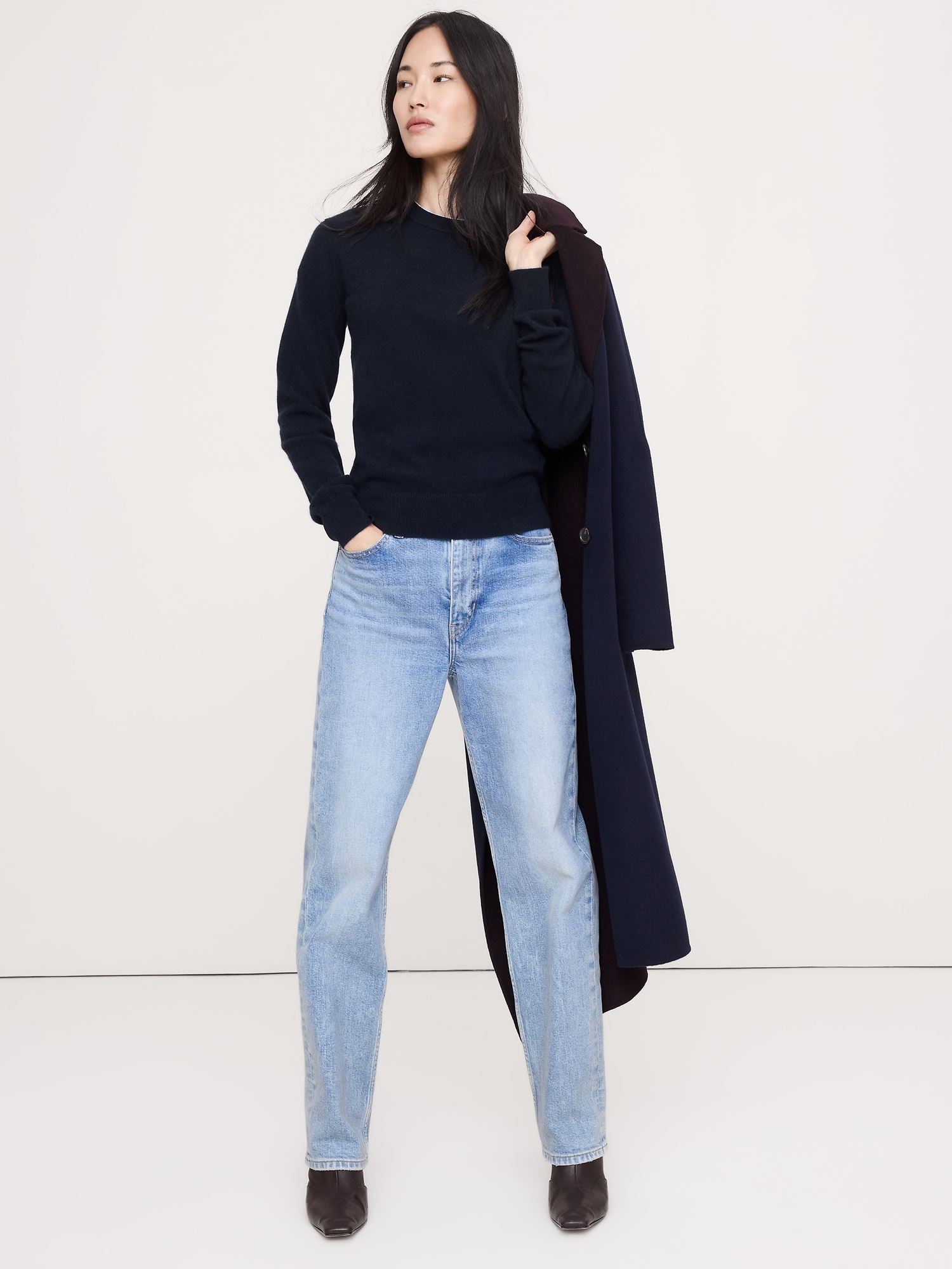 Image number 3 showing, Cashmere Crew-Neck Sweater