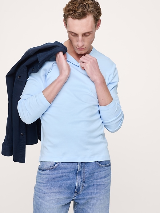 Luxury-Touch Long-Sleeve T-Shirt