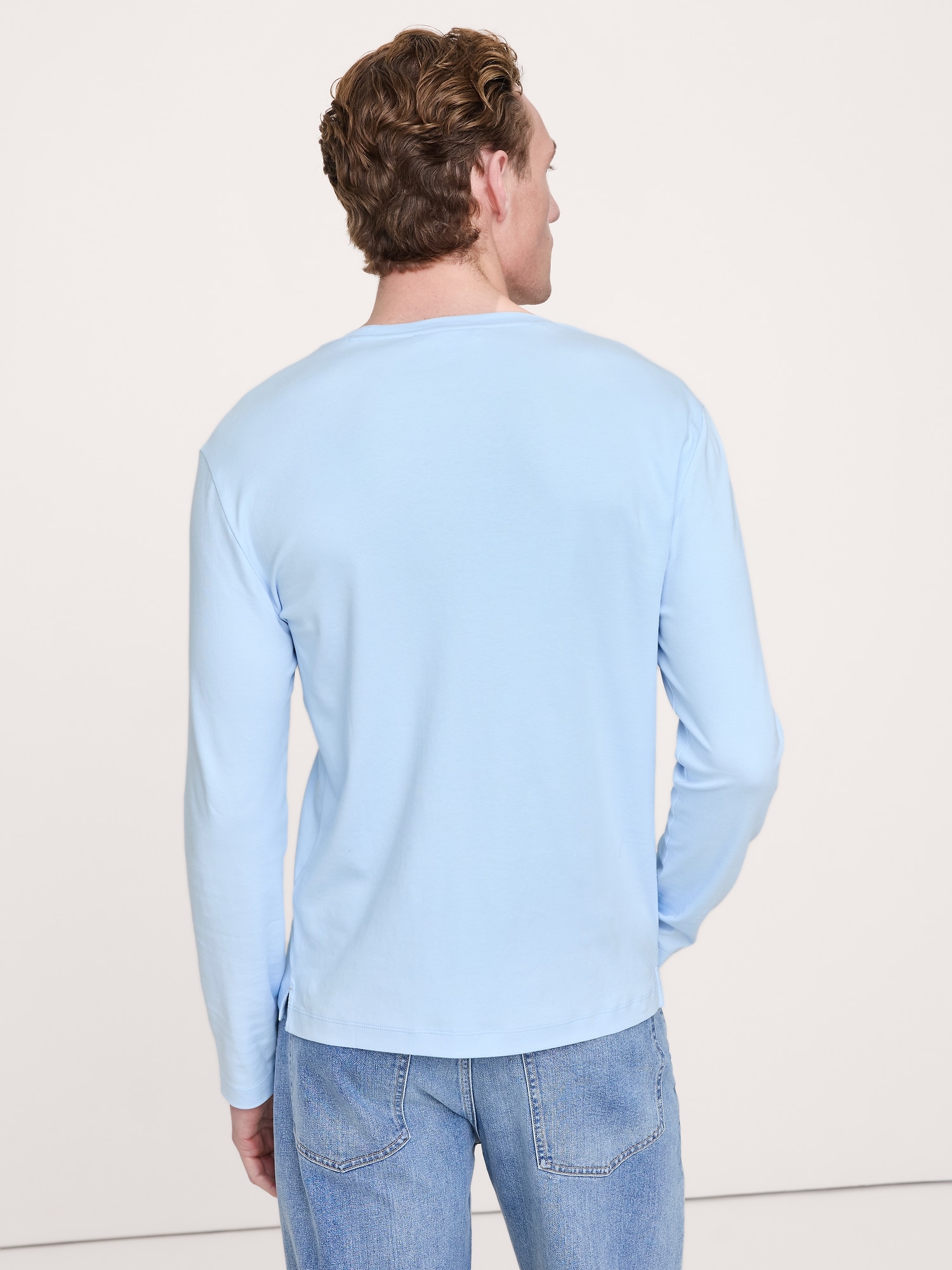 Image number 2 showing, Luxury-Touch Long-Sleeve T-Shirt