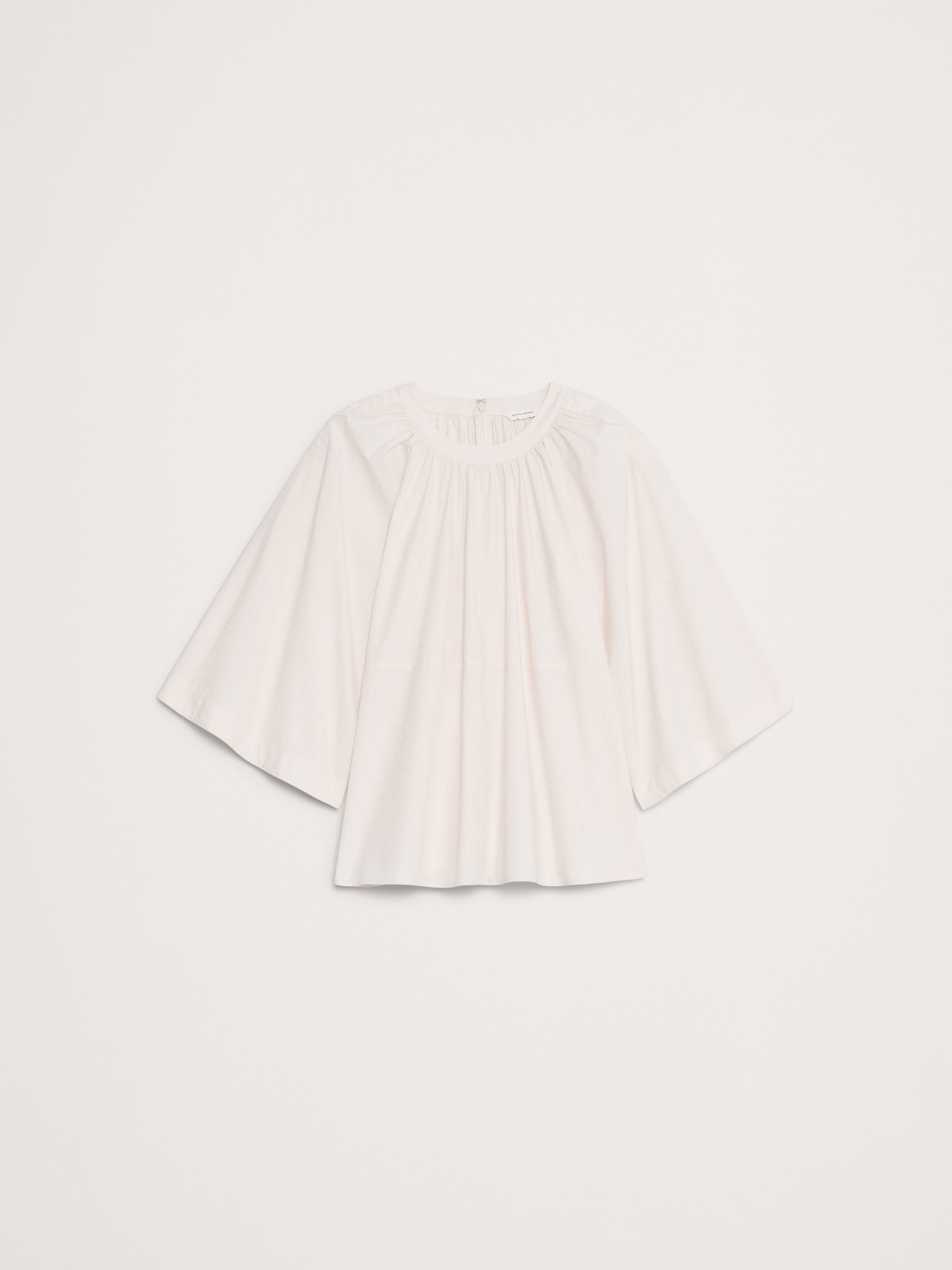 Image number 4 showing, Cotton Poplin Convertible Trapeze Top