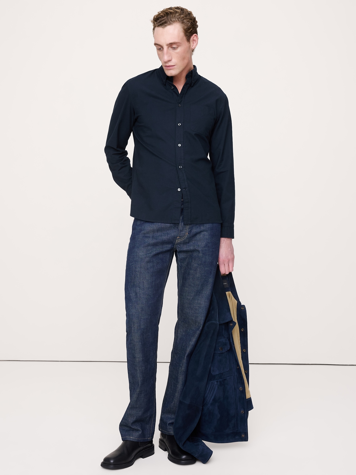 Standard-Fit Oxford Shirt