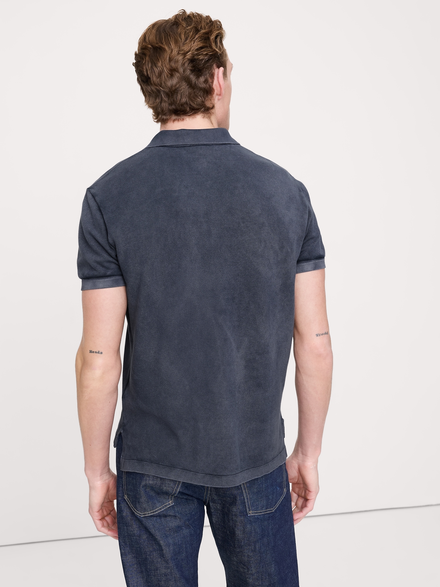 Image number 2 showing, Sun-Washed Pique Polo