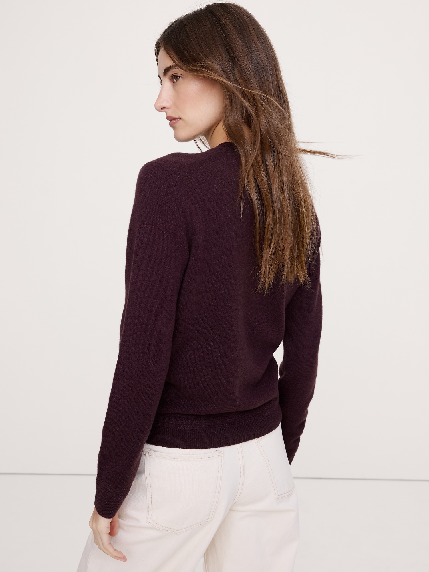 Image number 2 showing, Lightweight Cashmere Crew-Neck Sweater