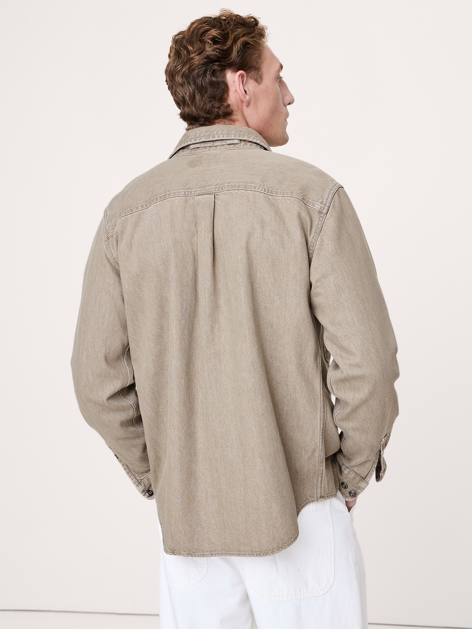 Image number 7 showing, Denim Shirt Jacket