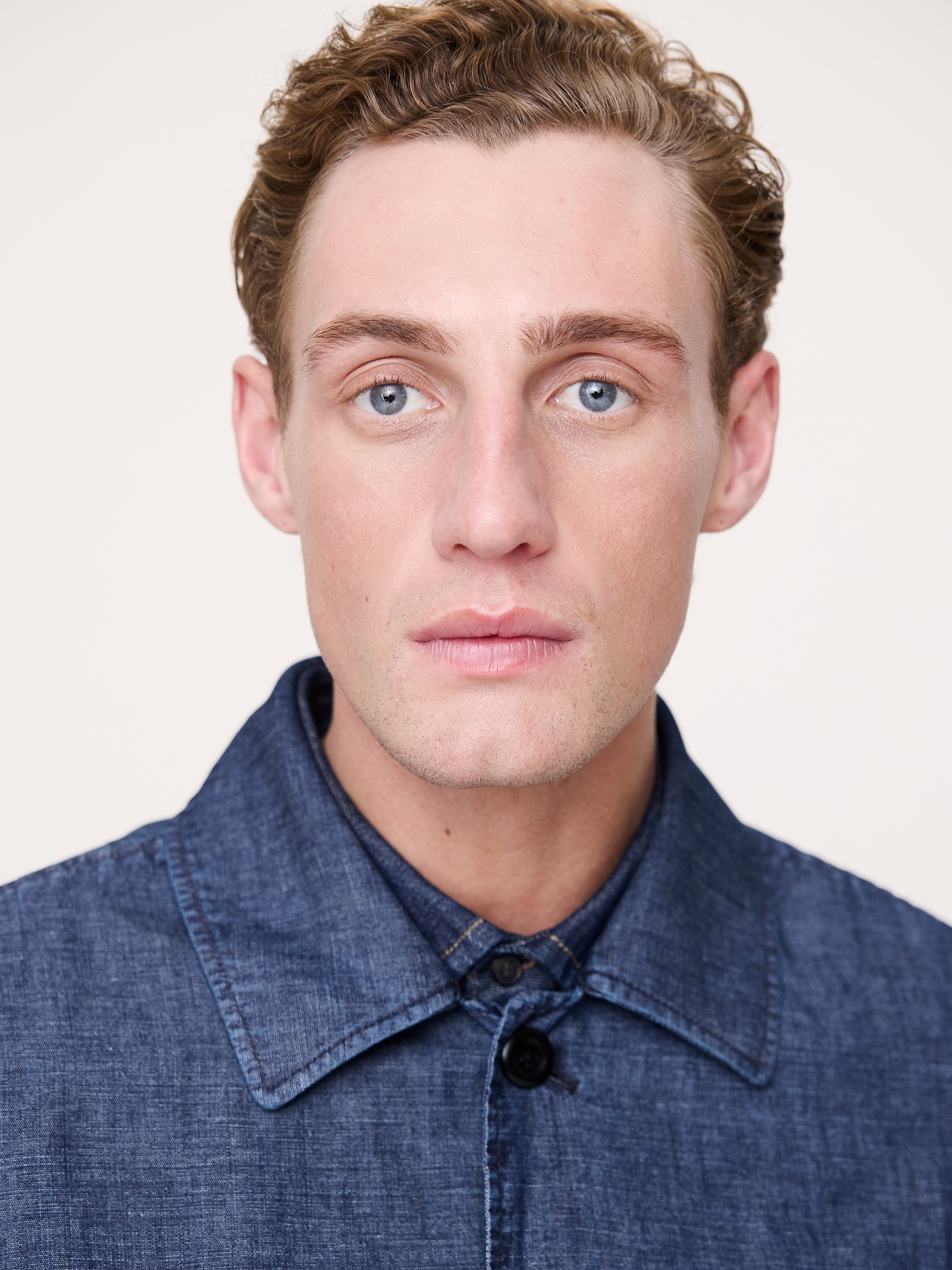 Мужская куртка Banana Republic Chambray Walking, цвет: Индиго синий — фото 3