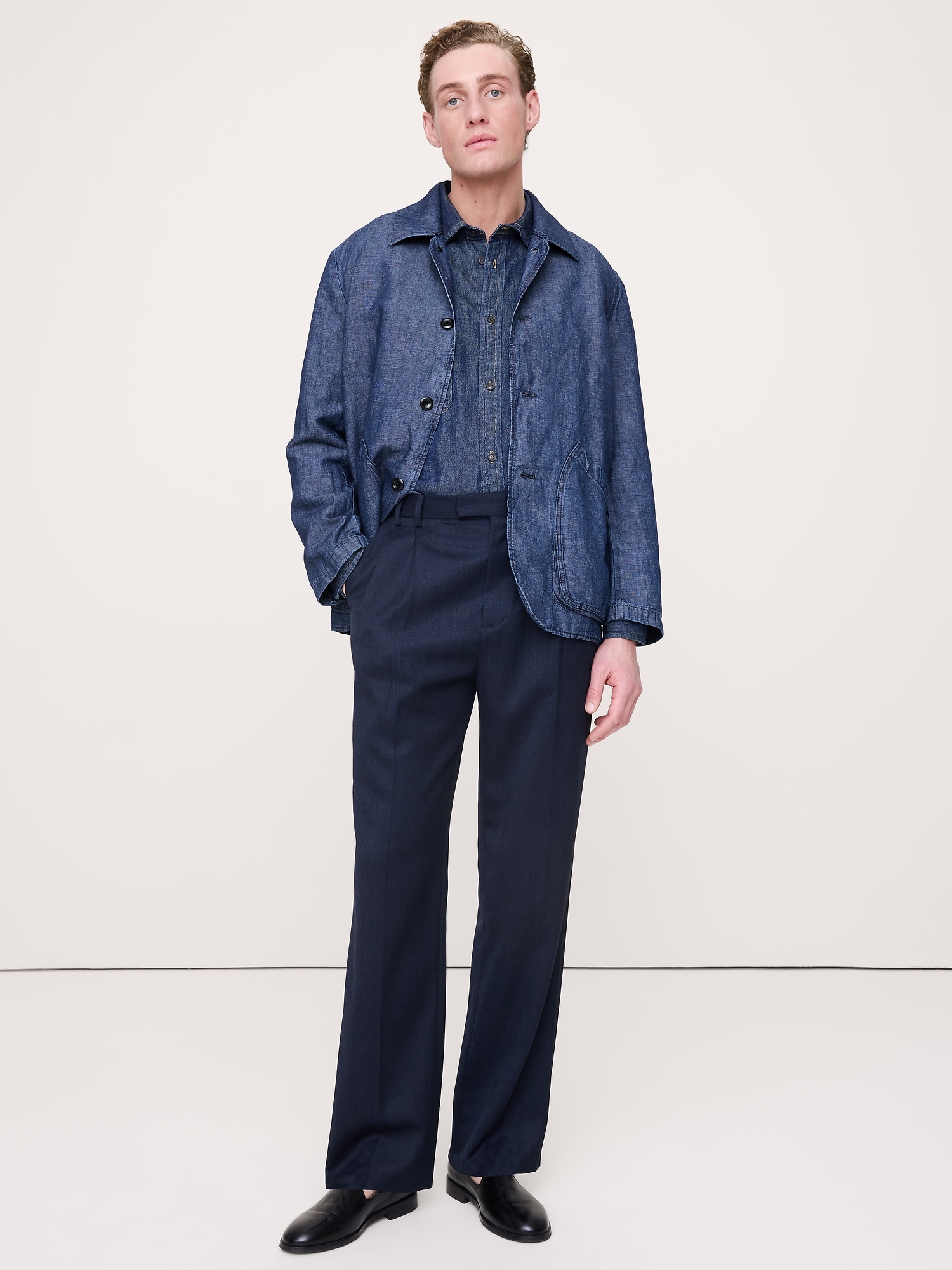 Image number 1 showing, Chambray Walking Jacket