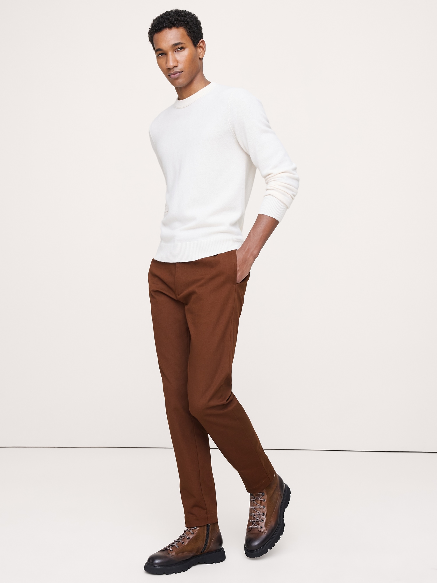 Image number 1 showing, Slim Italian-Stretch Chino