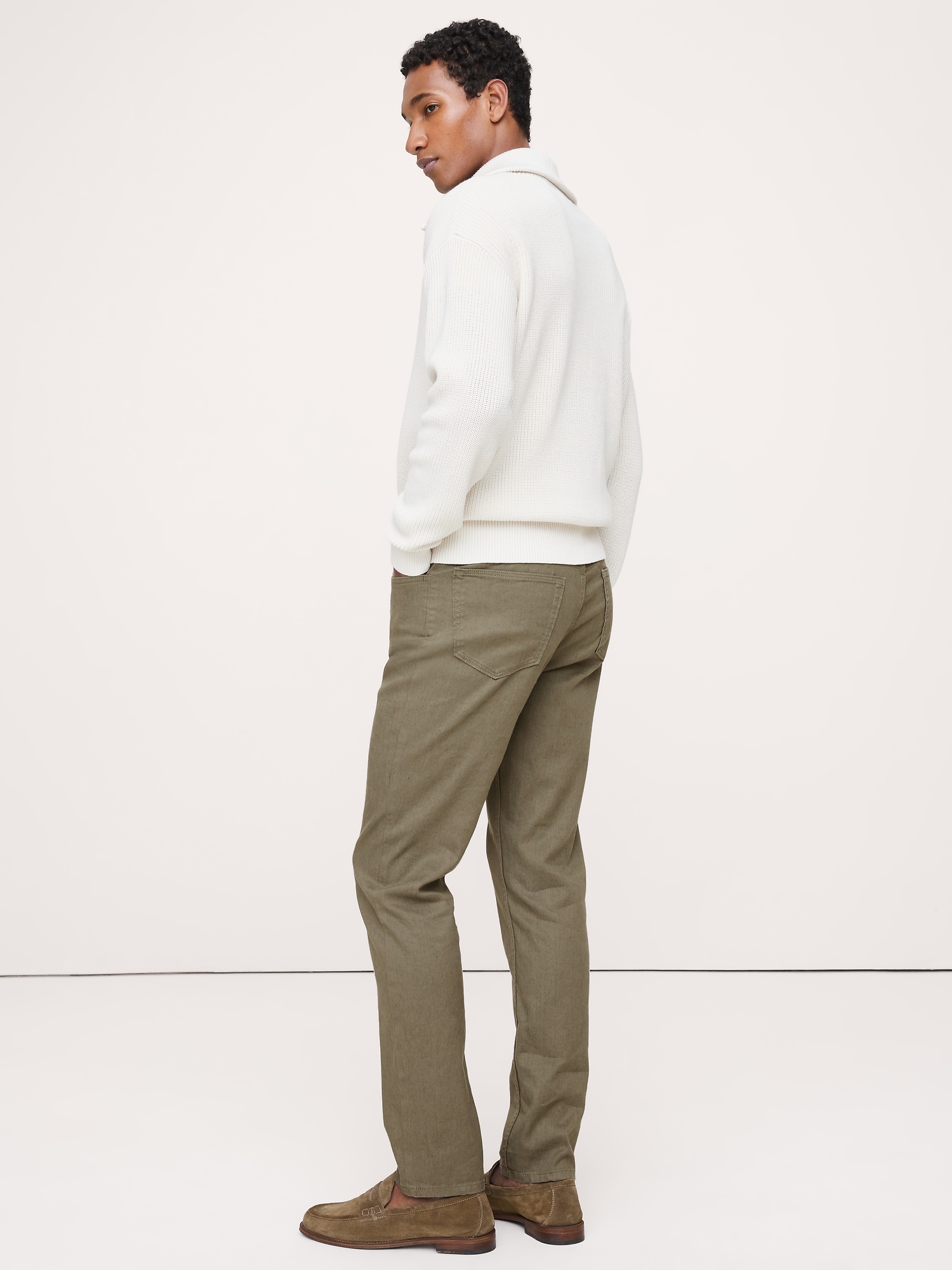 Image number 8 showing, Slim Linen-Cotton Traveler Pant