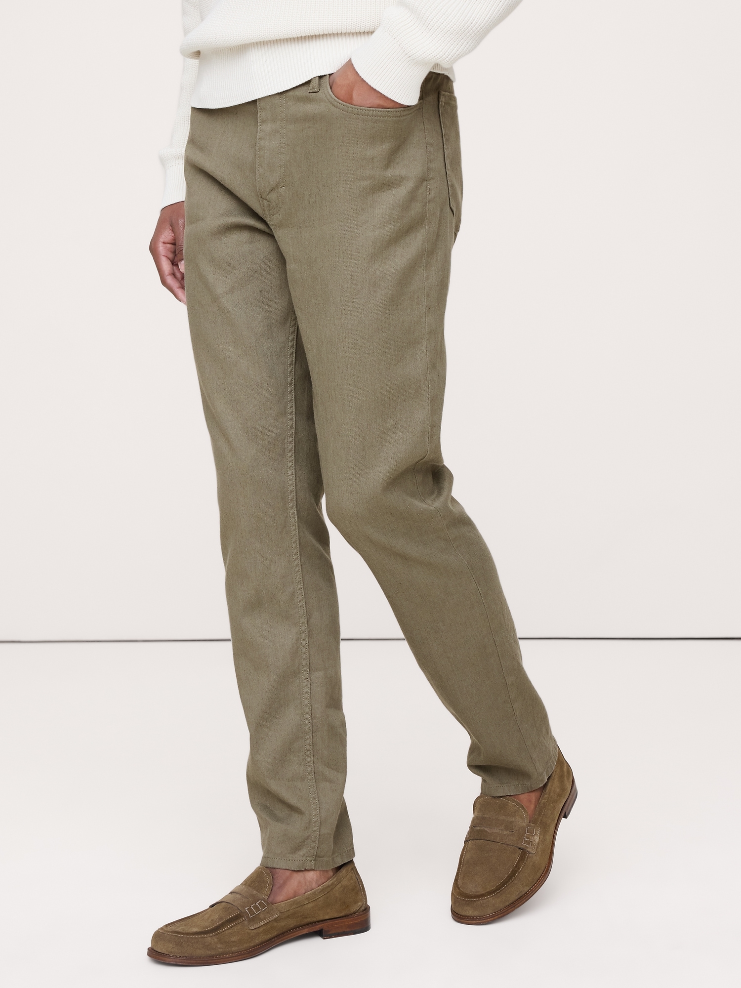 Image number 6 showing, Slim Linen-Cotton Traveler Pant