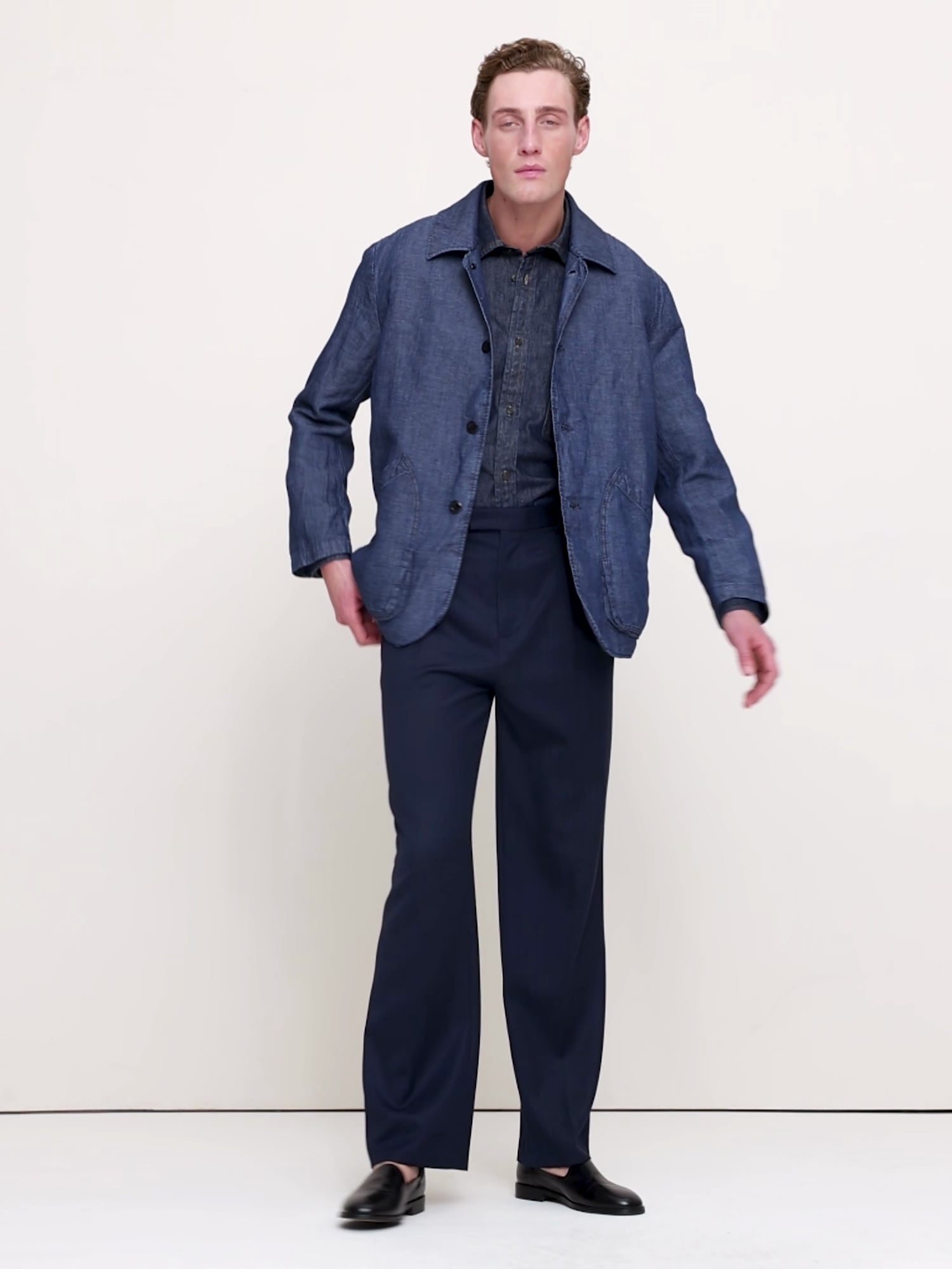 Chambray Walking Jacket | Banana Republic