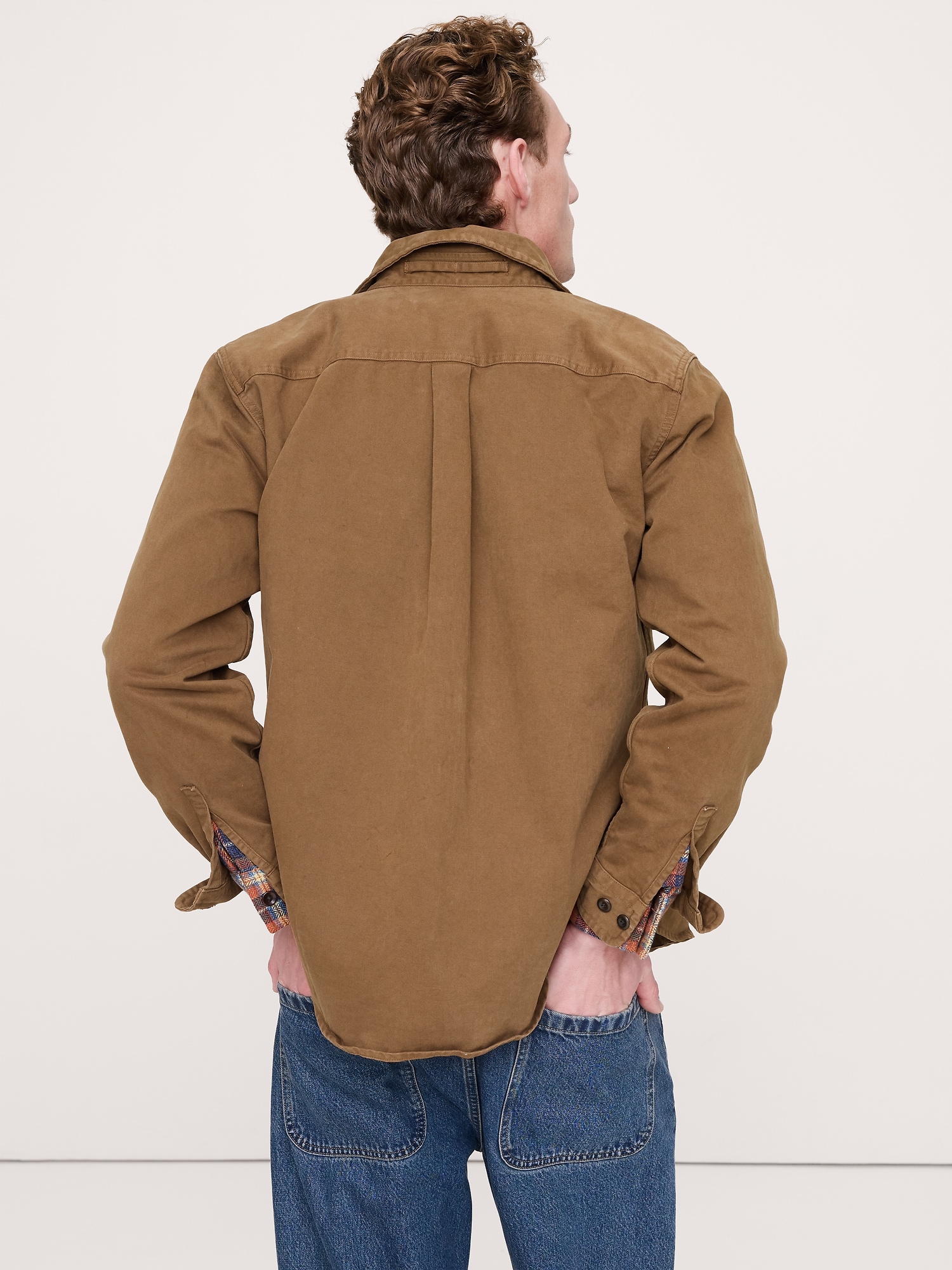 Image number 3 showing, Cotton Twill Shirt Jacket