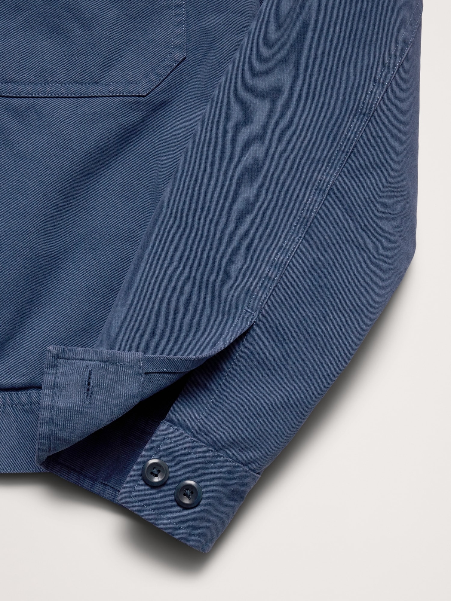 Image number 6 showing, Cotton Twill Mechanic's Jacket with Corduroy Collar