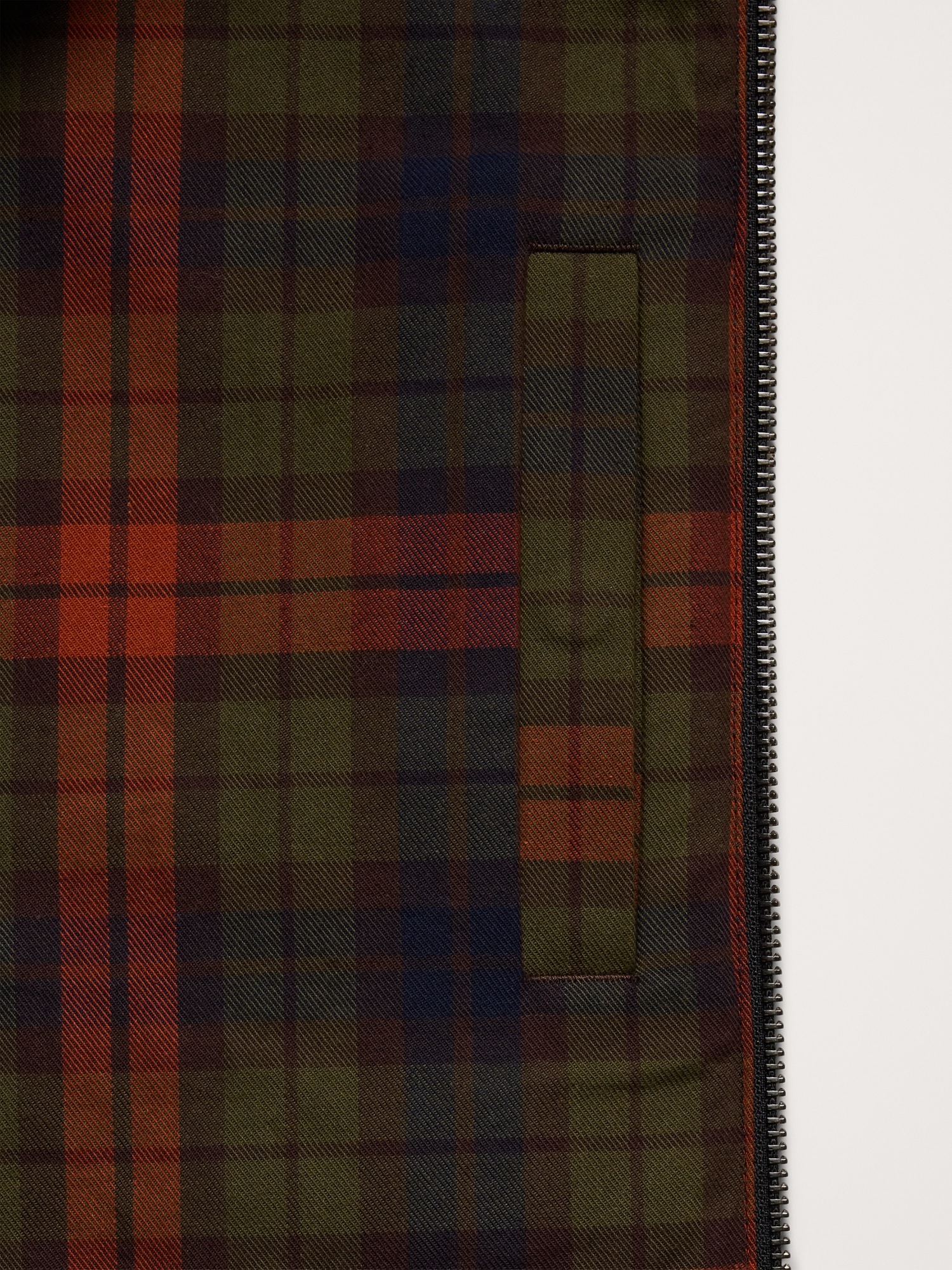 Мужская куртка Banana Republic Cotton Twill Harrington, цвет: Чёрный — фото 5