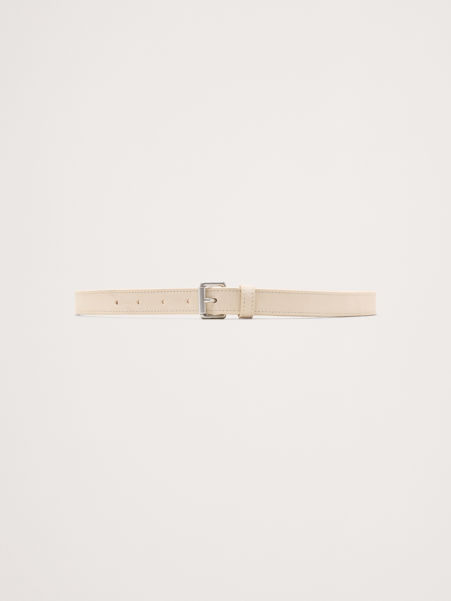Женский ремень Banana Republic Suede Trouser Belt, цвет: Слоновая кость