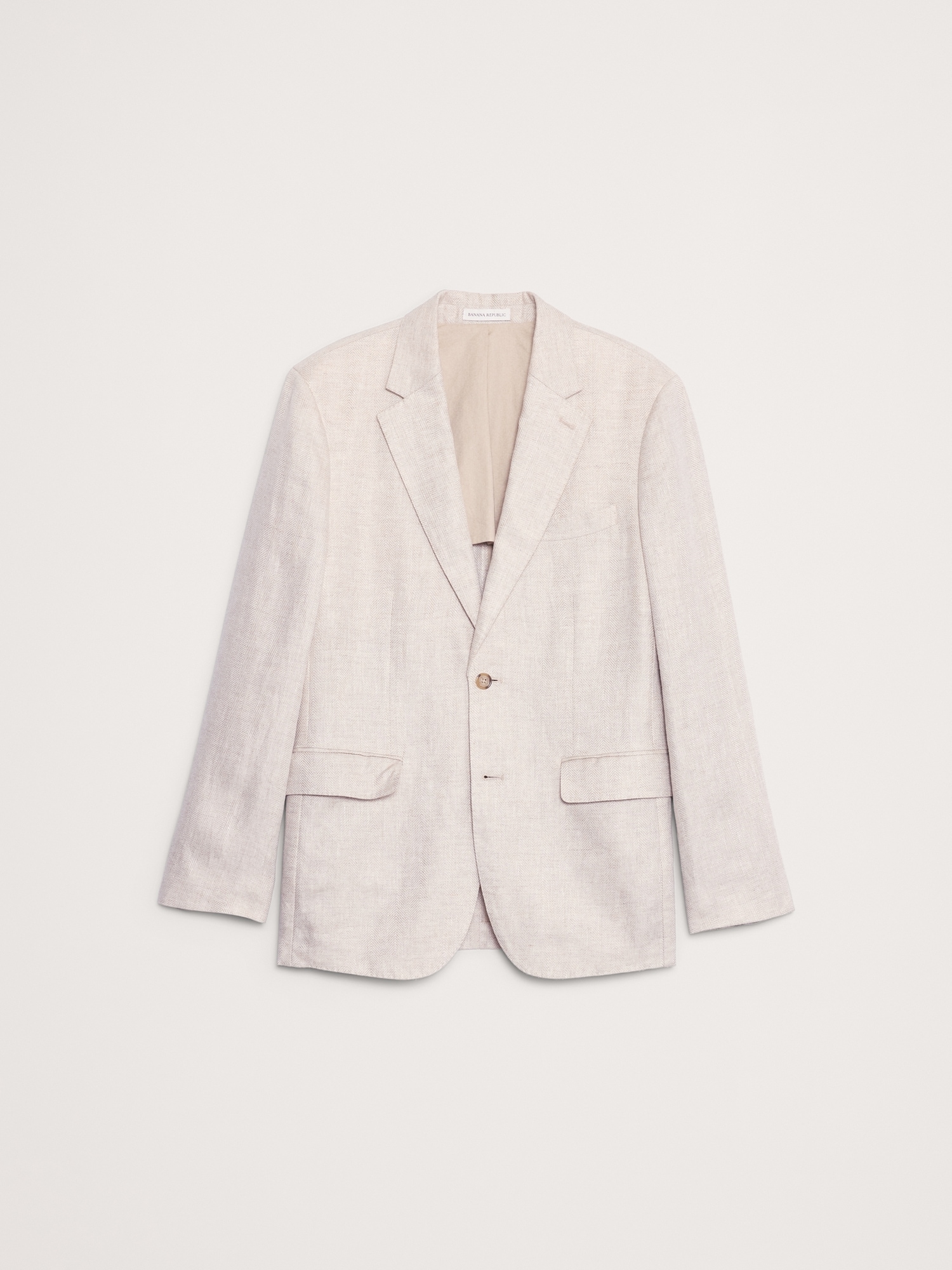 Image number 5 showing, Herringbone Linen Suit Jacket