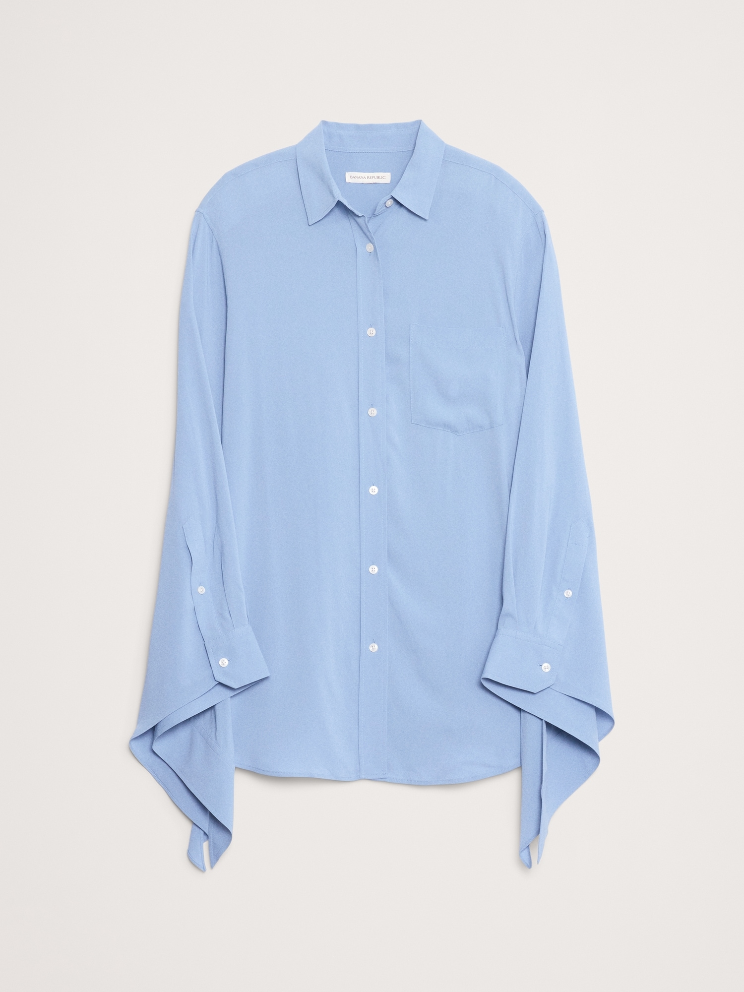 Image number 4 showing, Georgette Tie-Cuff Shirt