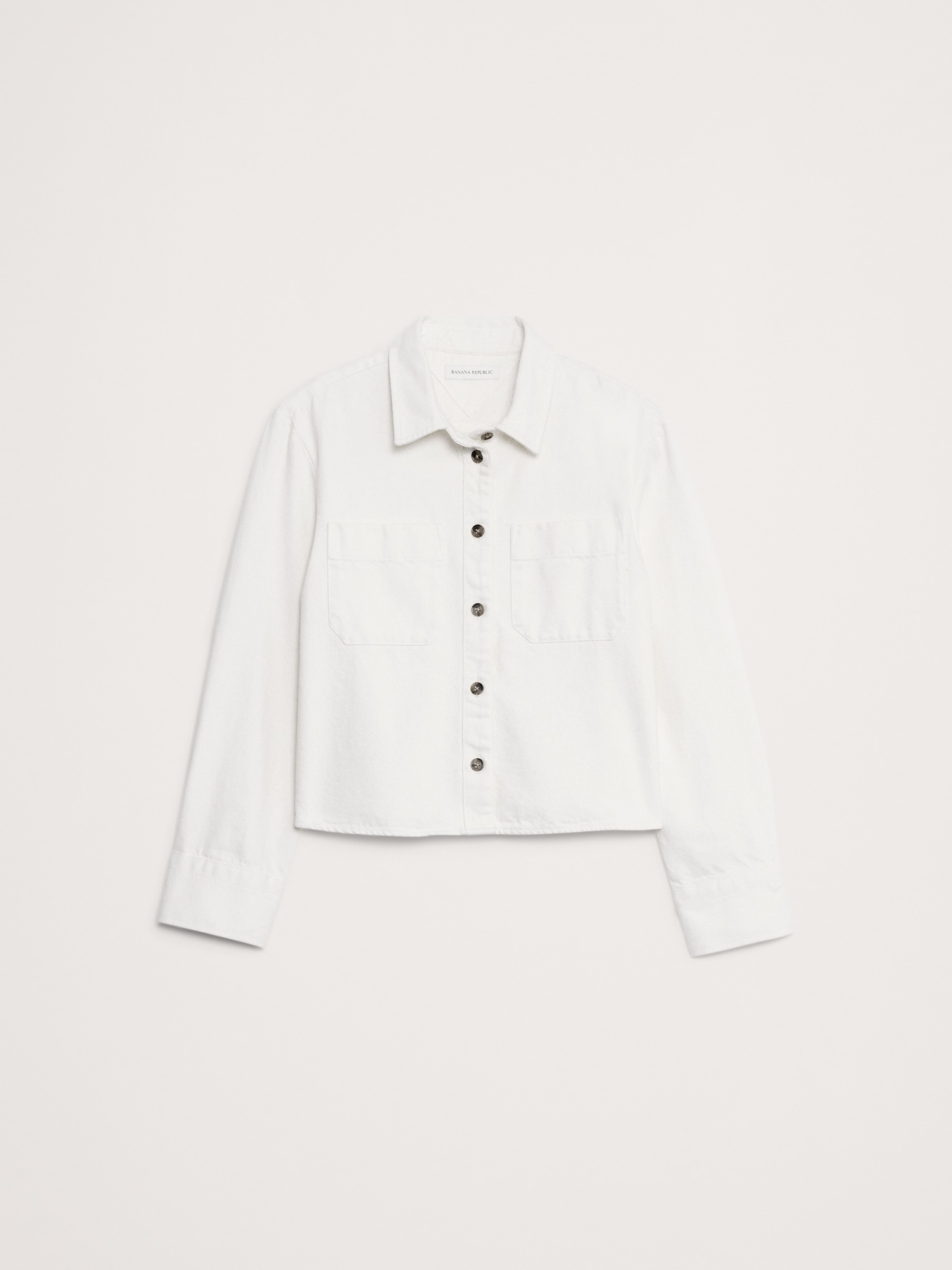 Image number 4 showing, Denim Cropped Utility Shirt