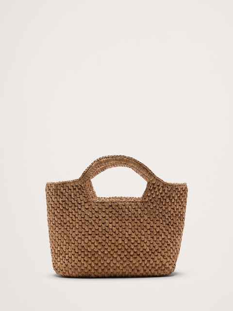 Sandy Raffia Handheld Tote by Hat Attack