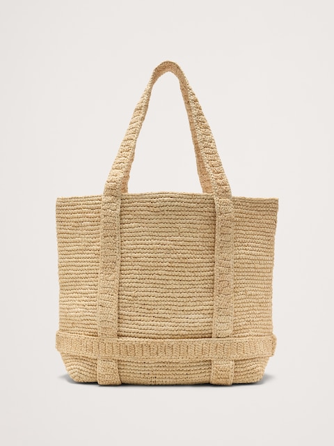 Straw Traveler Tote by Hat Attack