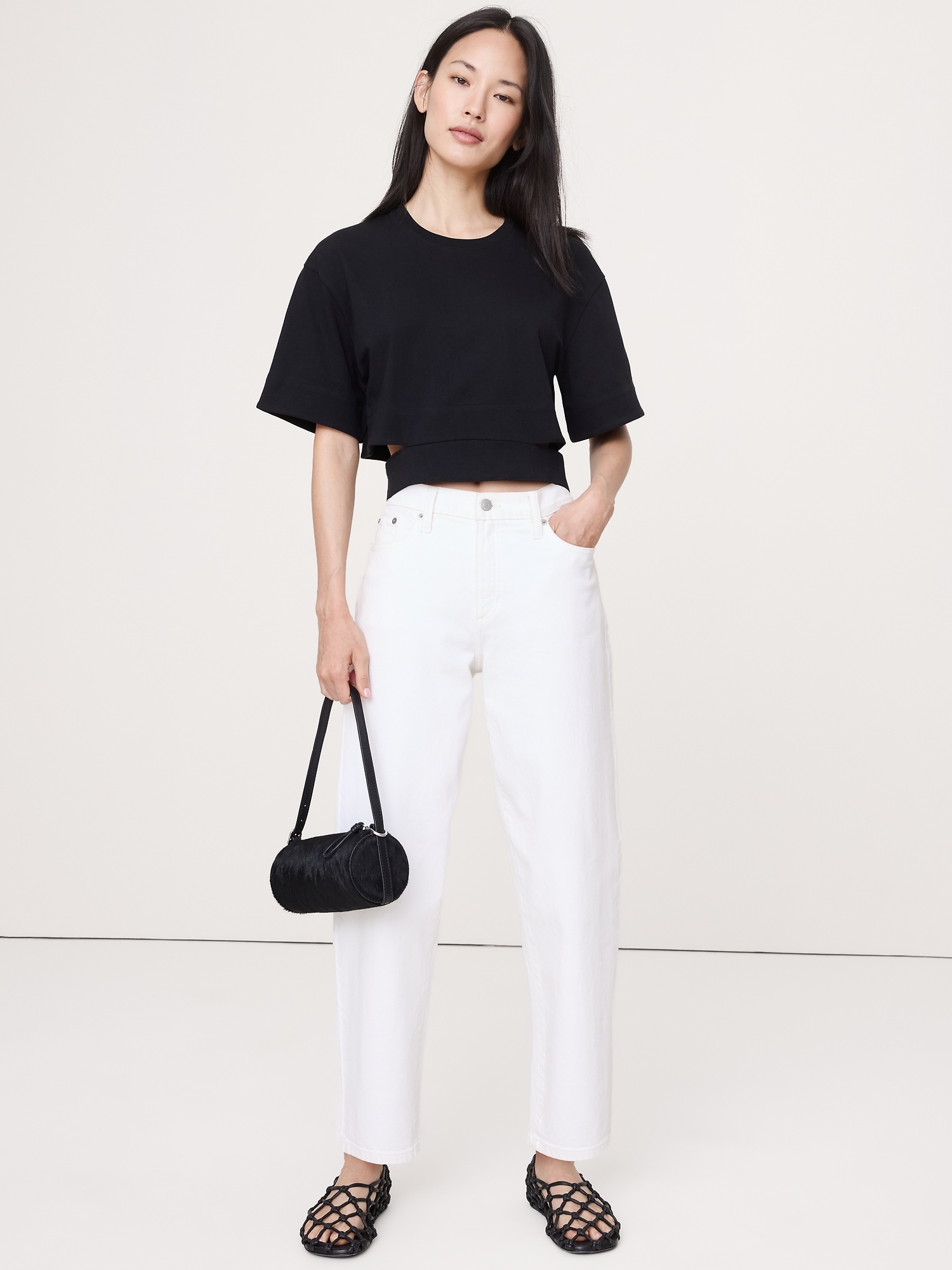 Vintage Cotton Utility Wrap Top