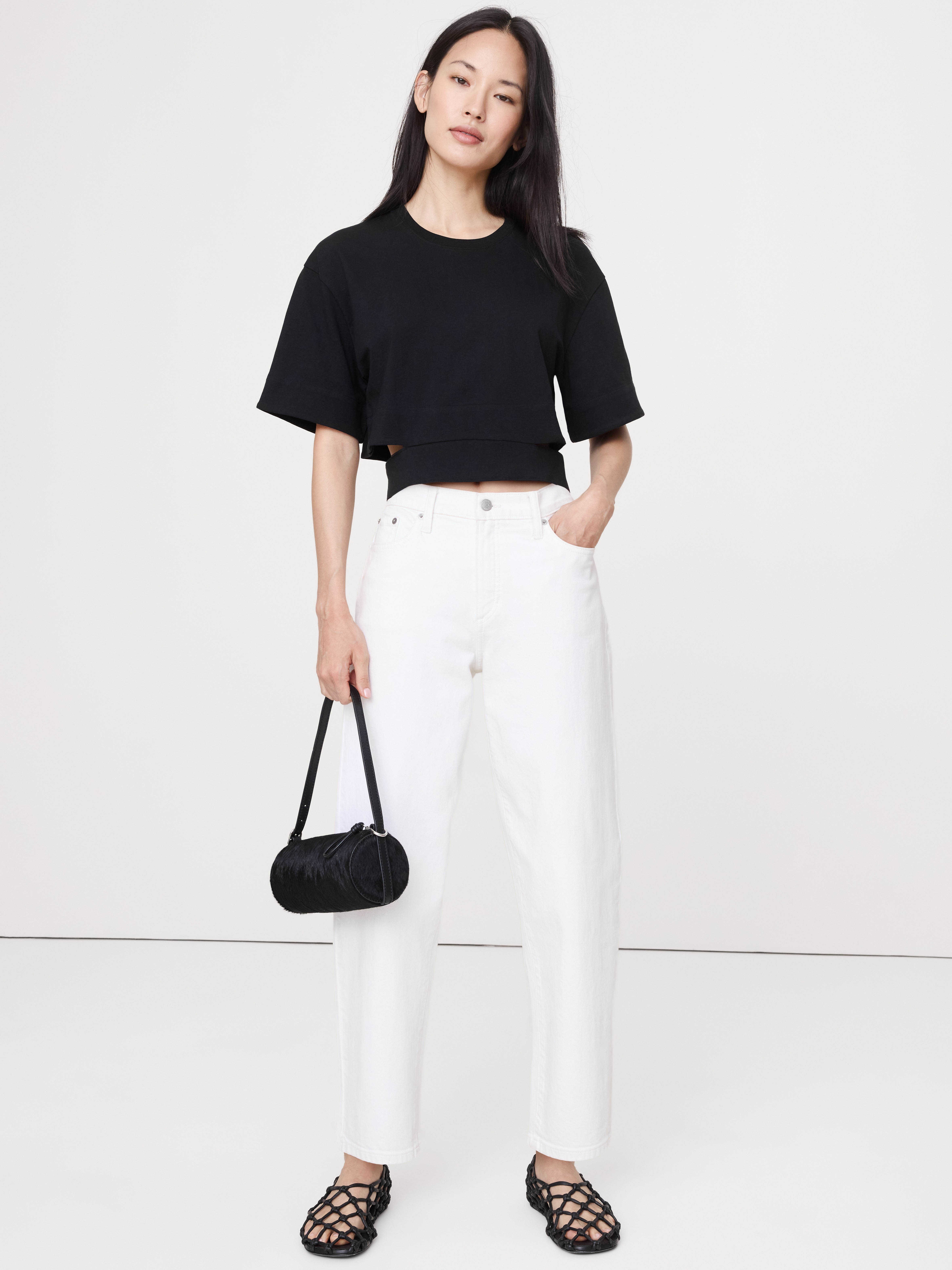 Vintage Cotton Utility Wrap Top