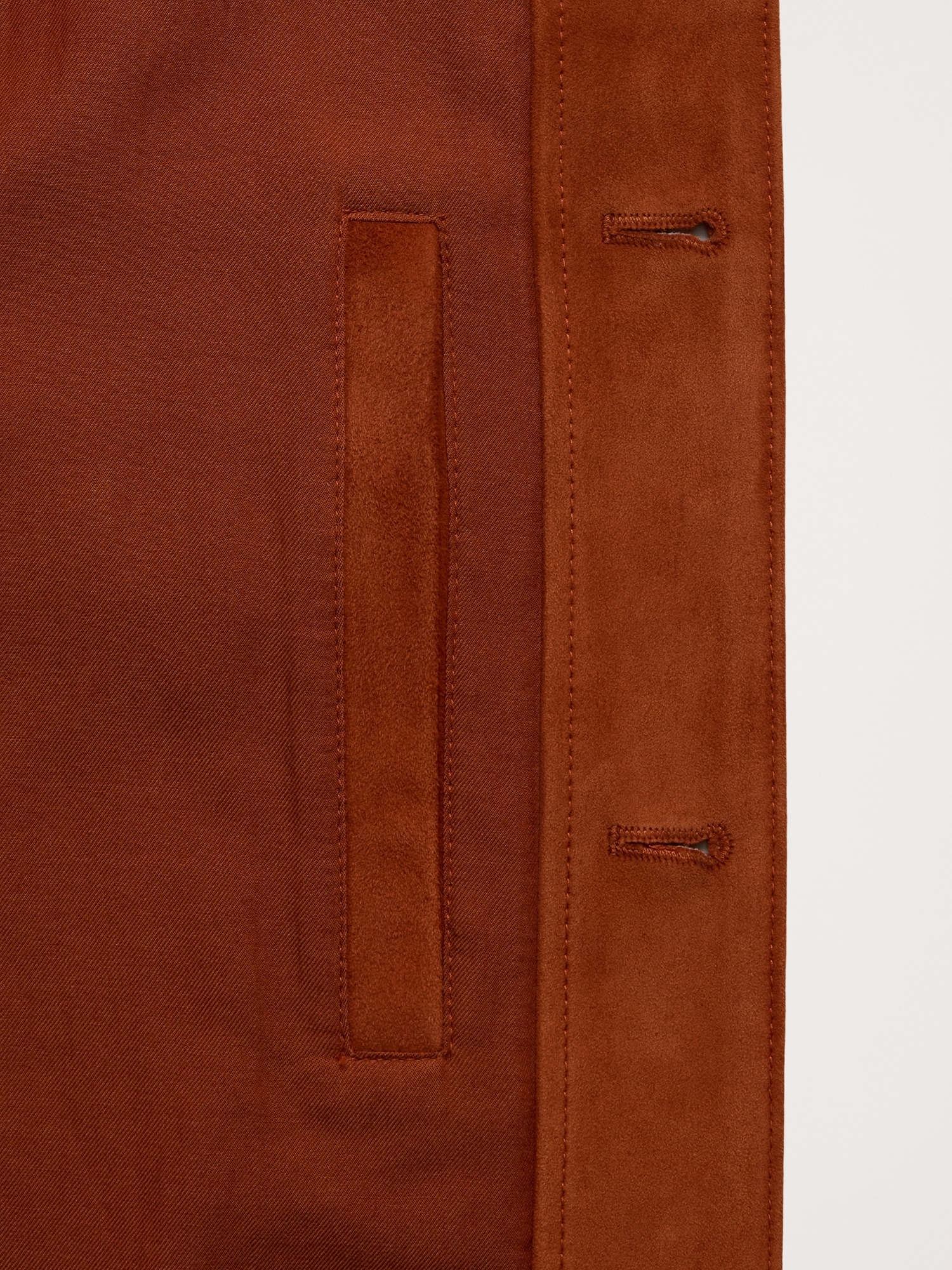 Image number 6 showing, Suede Trucker Jacket