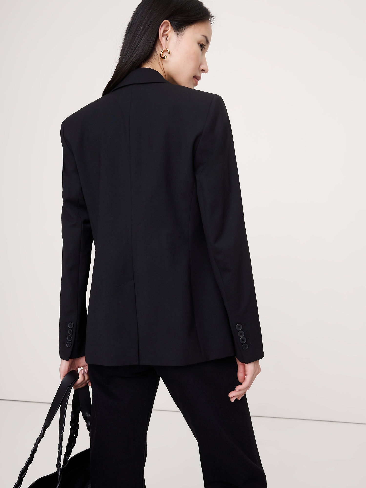 Image number 3 showing, Slim Italian Lightweight Wool Blazer