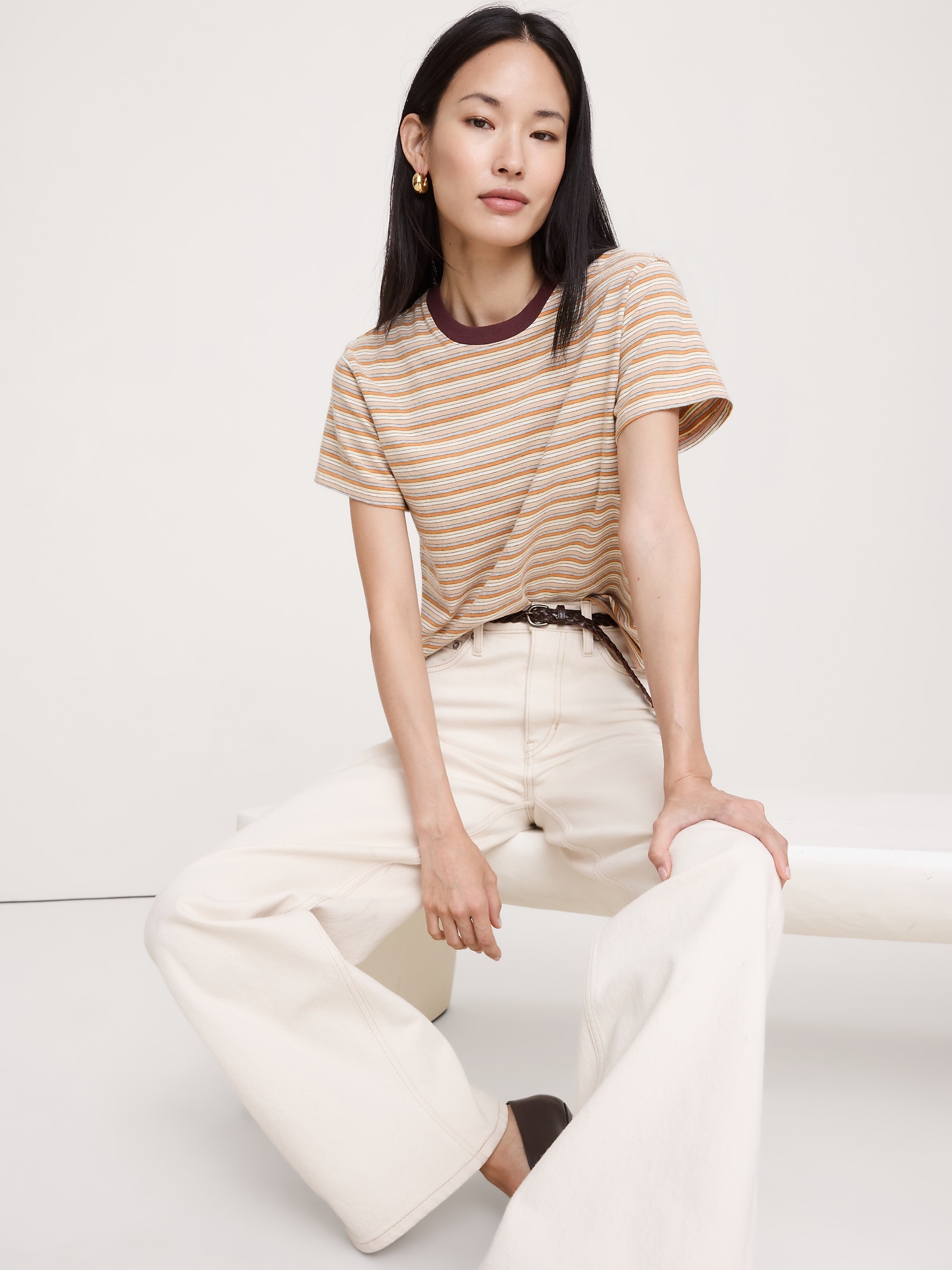 Image number 3 showing, Vintage Cotton Crew-Neck T-Shirt