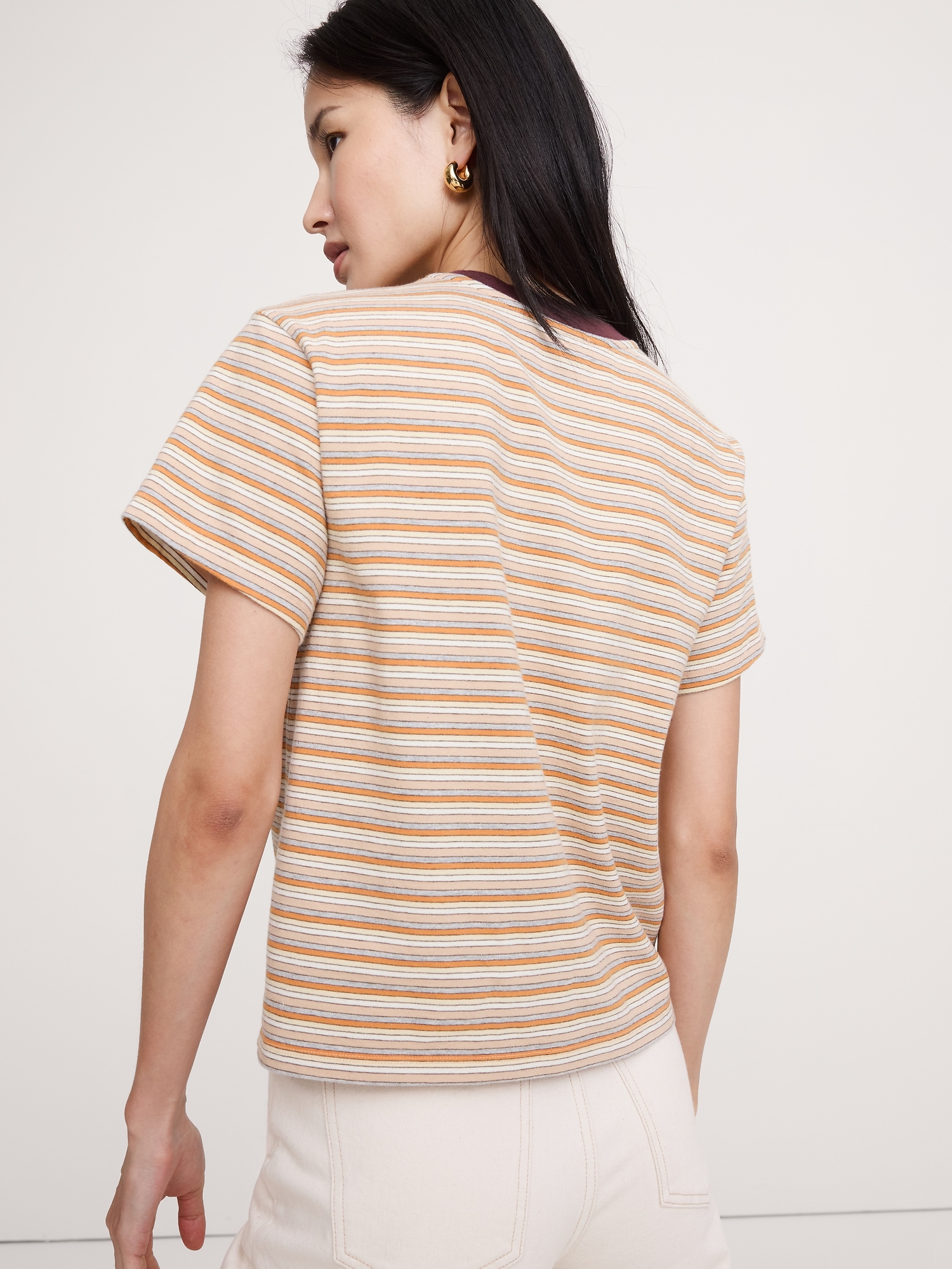 Image number 2 showing, Vintage Cotton Crew-Neck T-Shirt