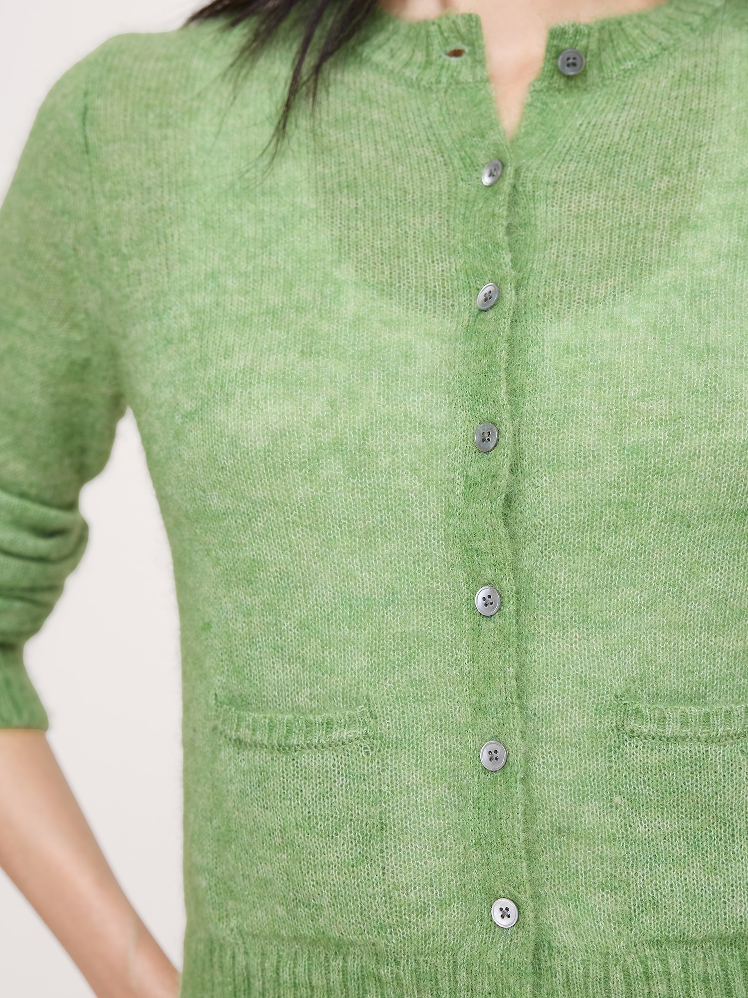 Image number 5 showing, Italian Alpaca-Blend Cardigan