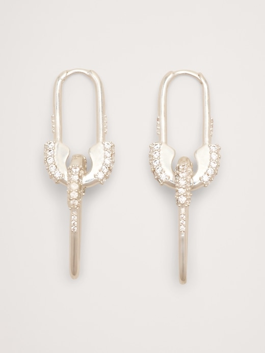 Telaio Chain & Pearl Earrings by Aureus + Argent