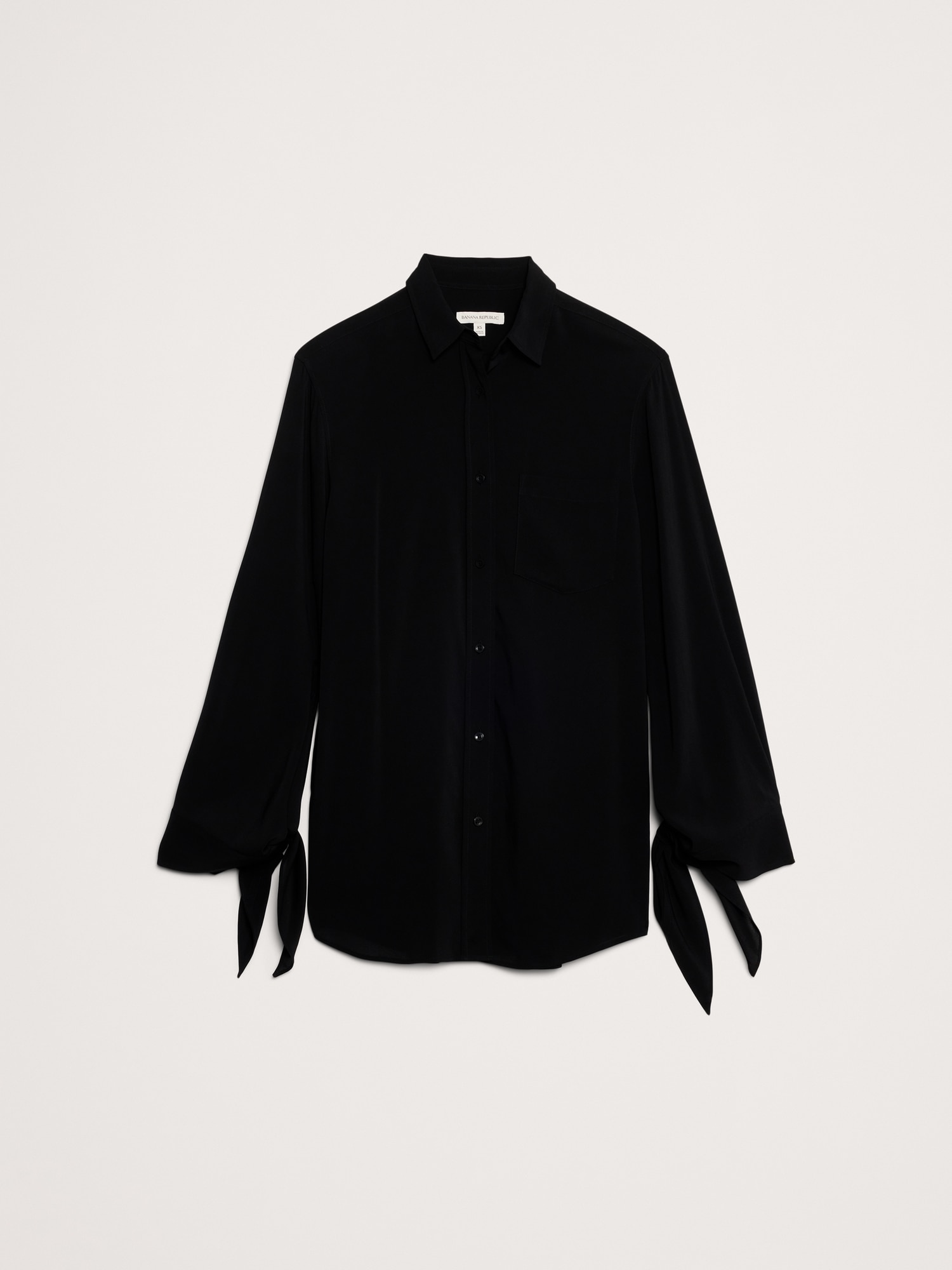 Image number 7 showing, Georgette Tie-Cuff Shirt