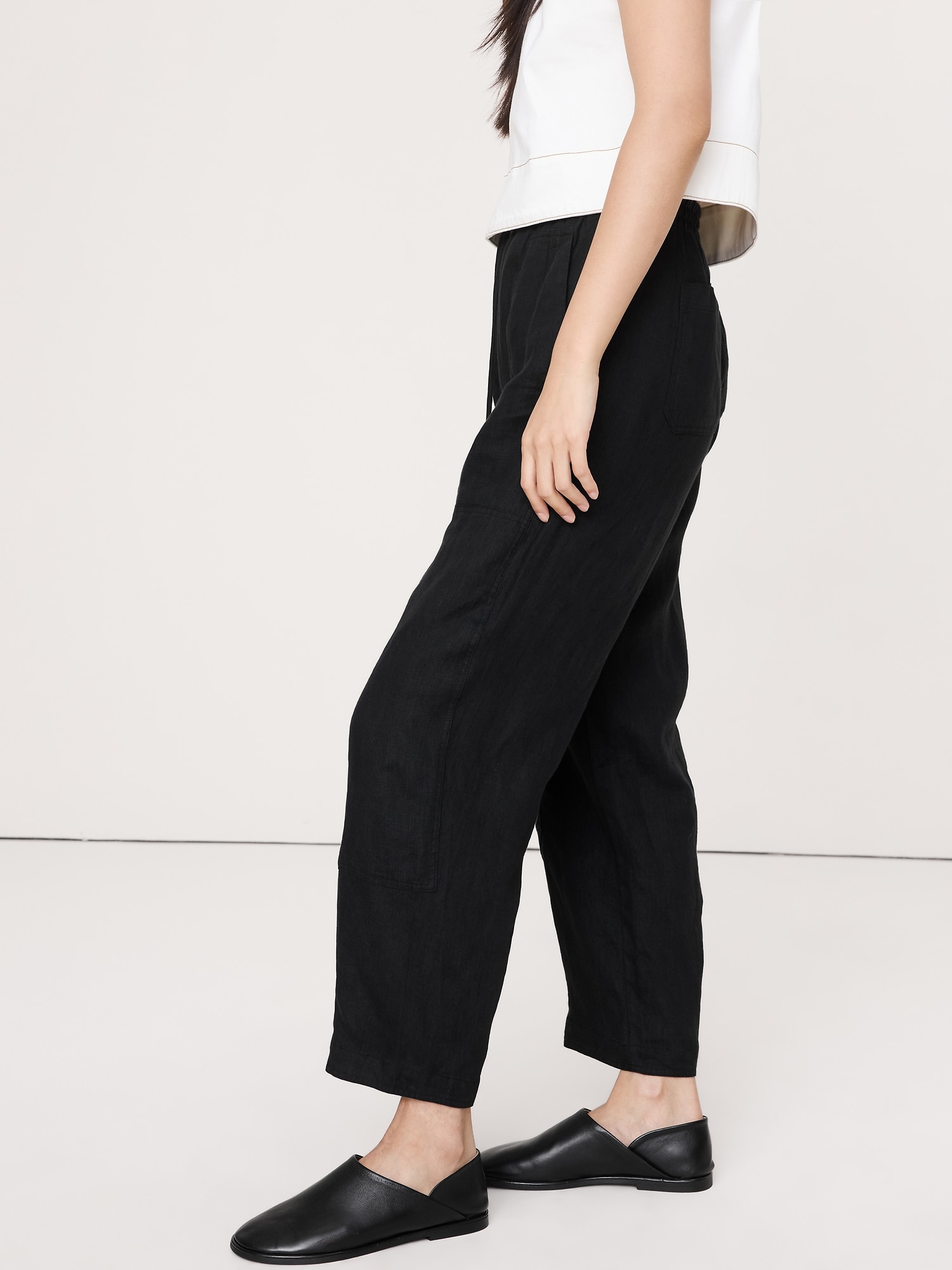 Image number 2 showing, Italian Leather Slip-On Flats