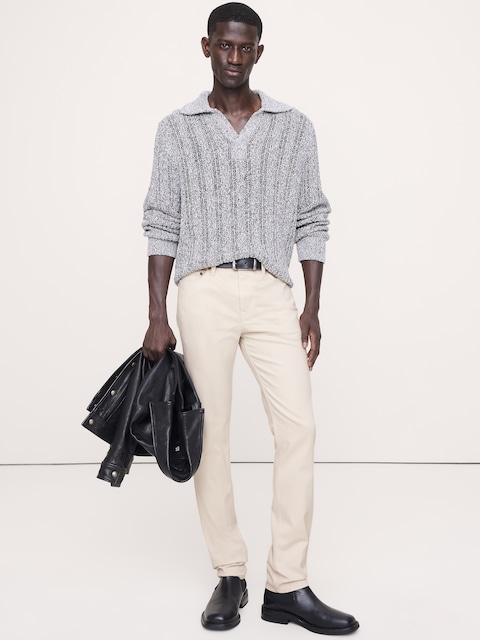 Slim Traveler Pant - Canvas Off