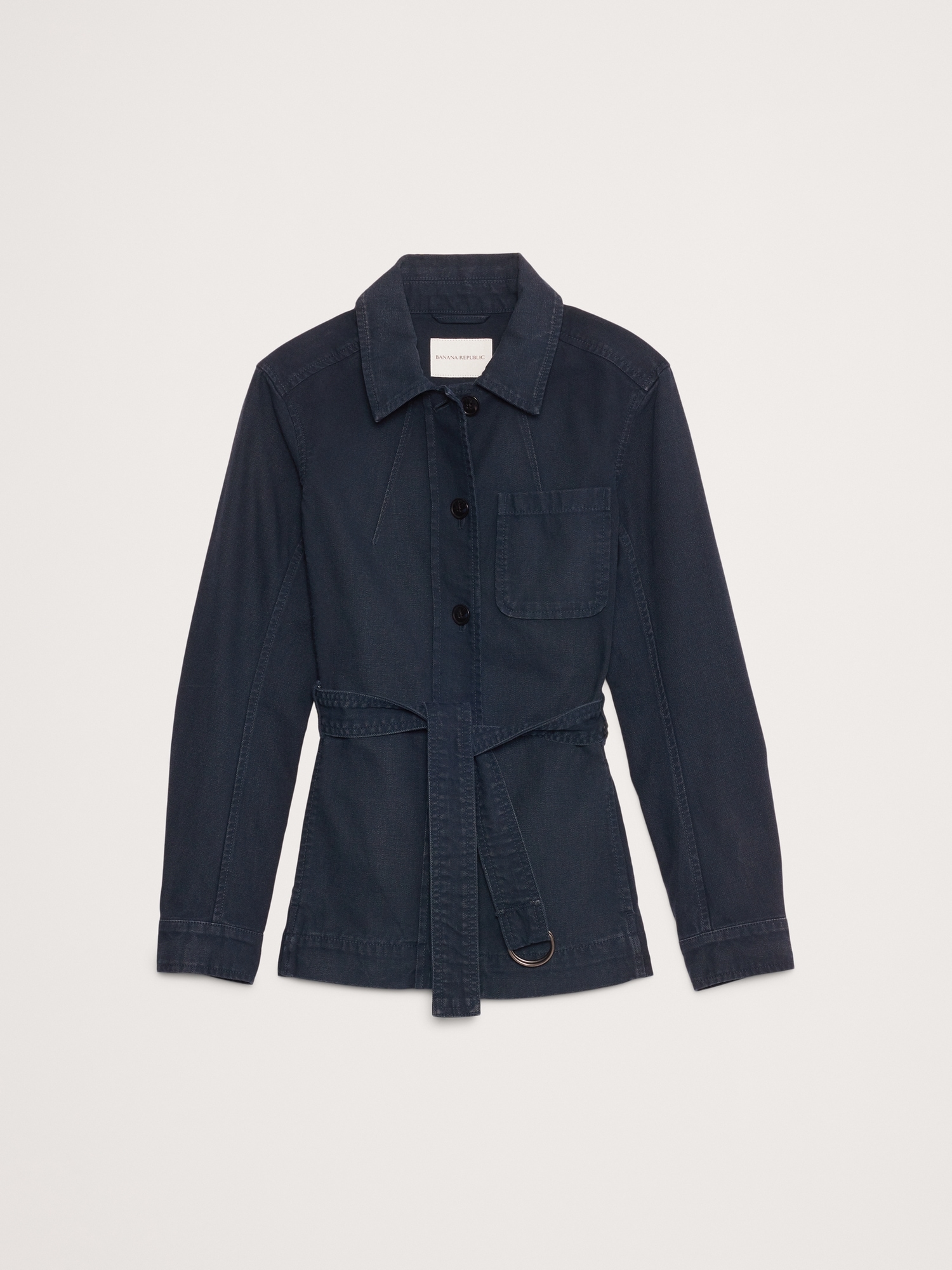 Image number 5 showing, Cotton Canvas Shirt Jacket