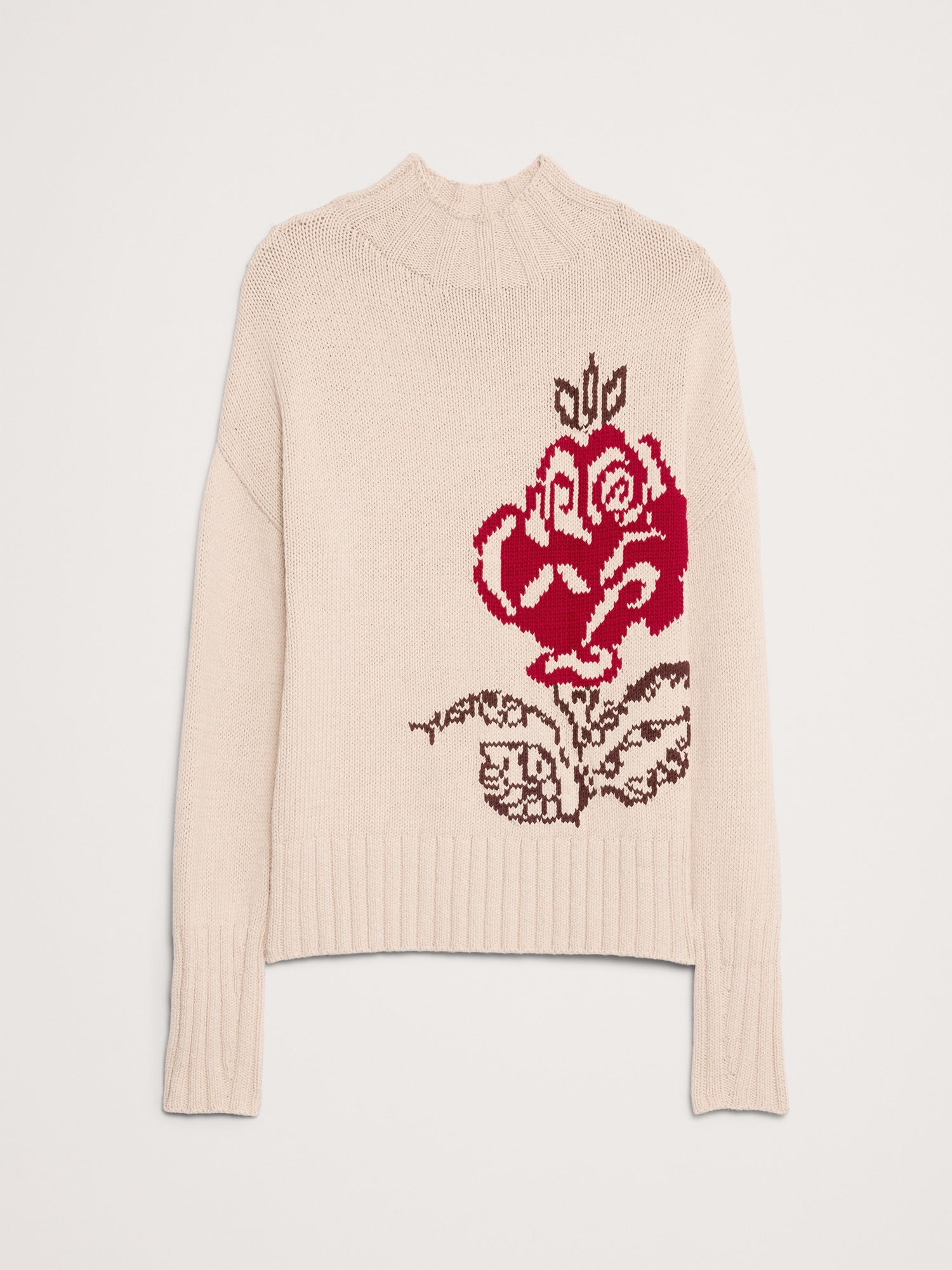 Image number 5 showing, Chunky Cotton Tunic Sweater